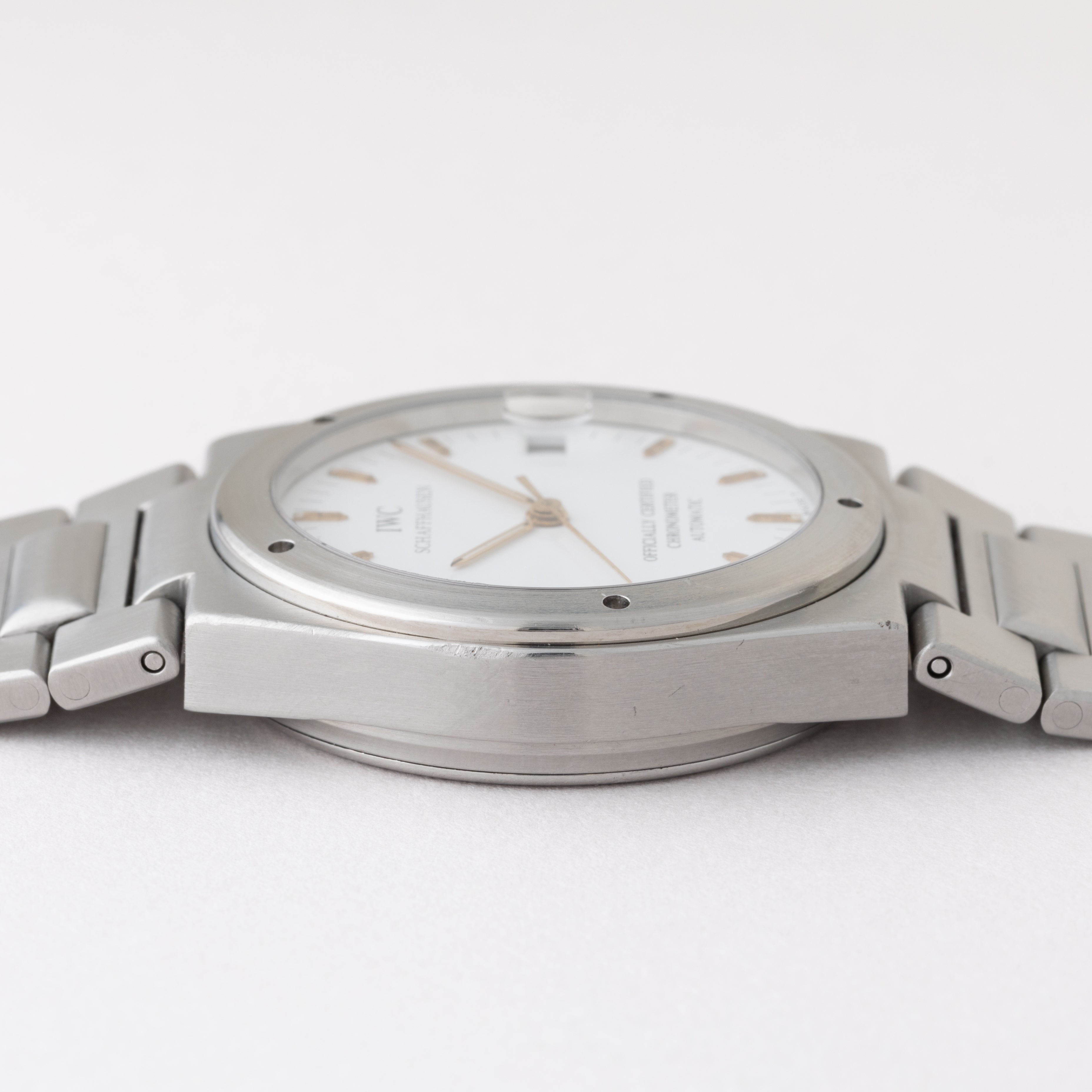 IWC インヂュニア Ref.3521 ホワイトダイヤル 1993年製 Cal.887/2 クロノメーター