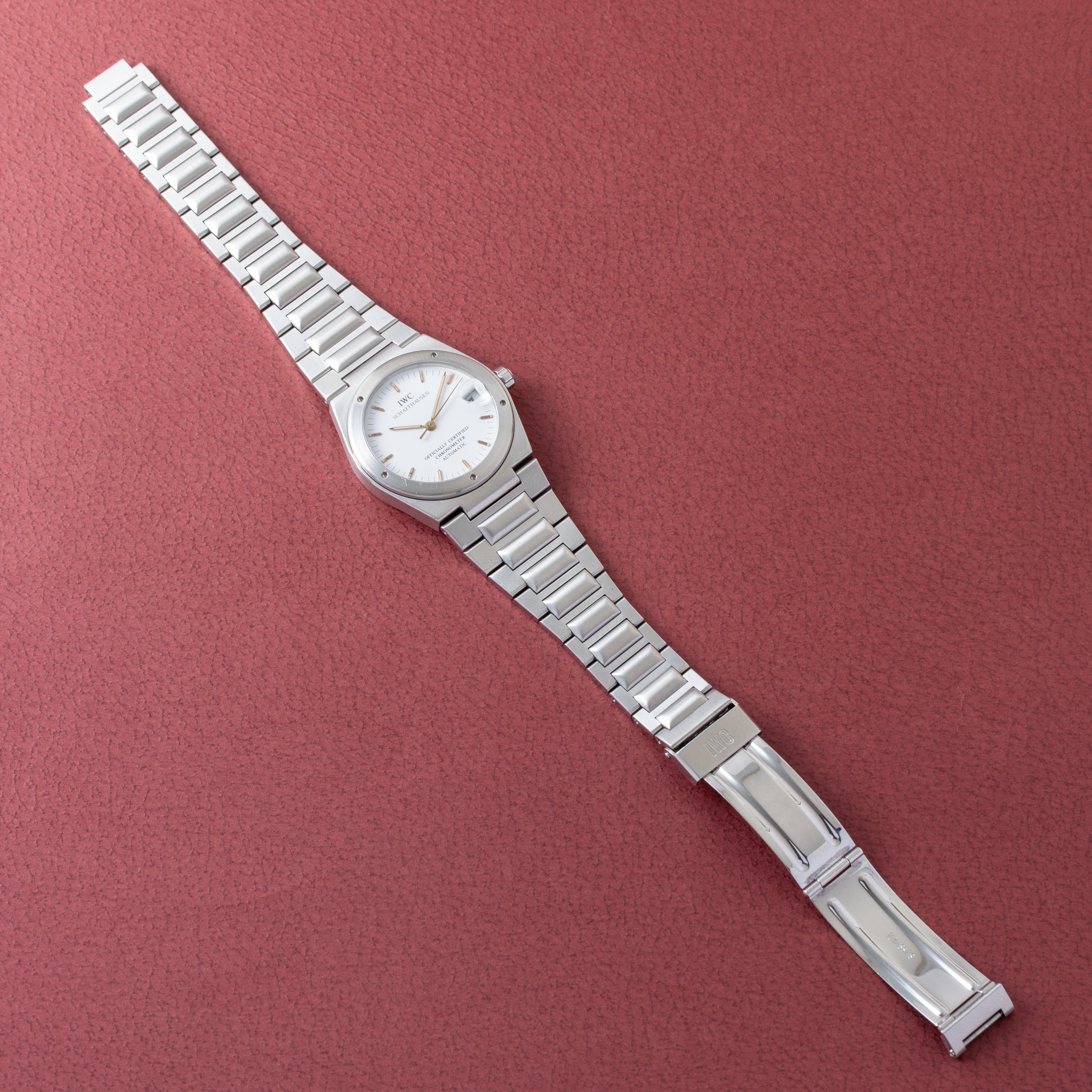 IWC インヂュニア Ref.3521 ホワイトダイヤル 1993年製 Cal.887/2 クロノメーター