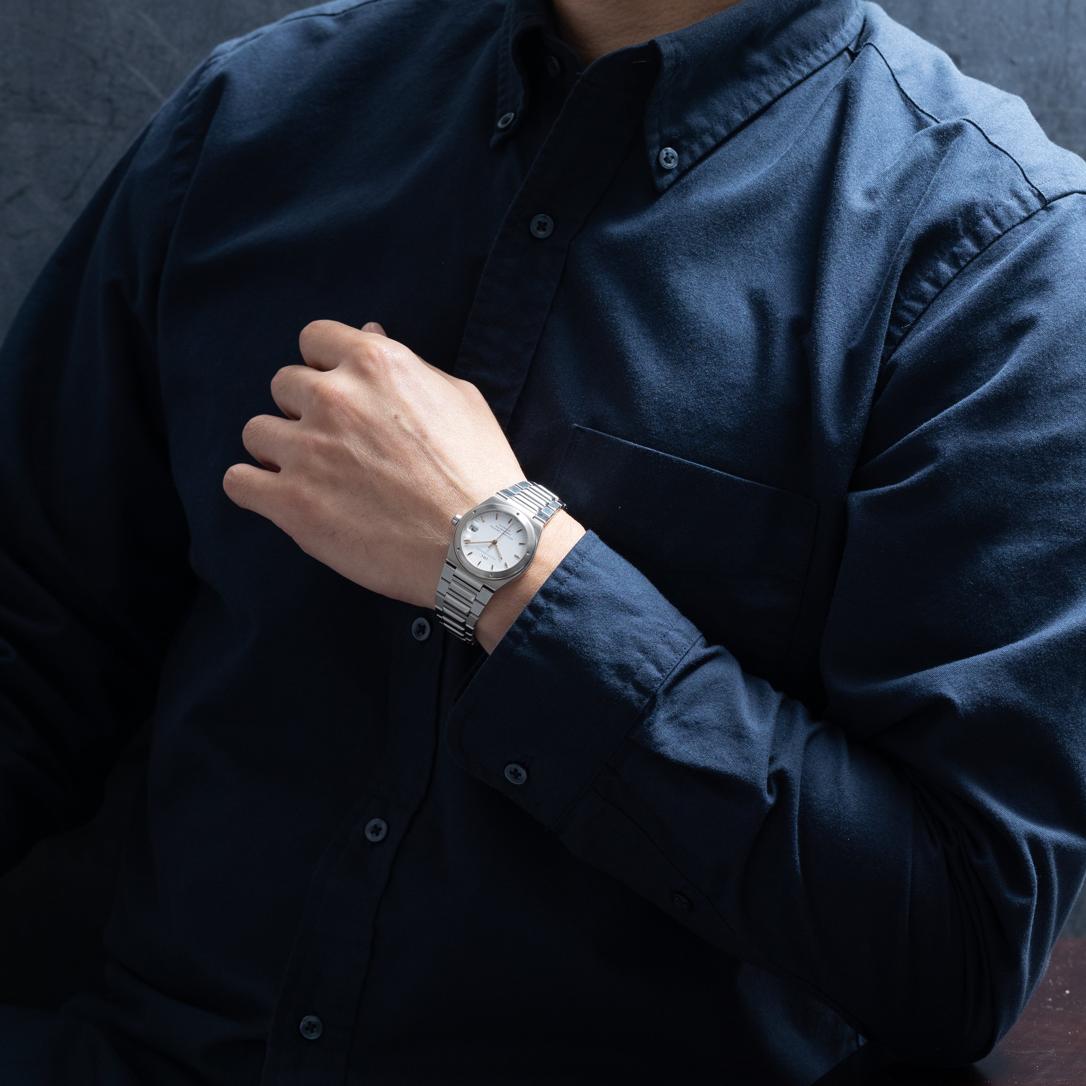 IWC インヂュニア Ref.3521 ホワイトダイヤル 1993年製 Cal.887/2 クロノメーター