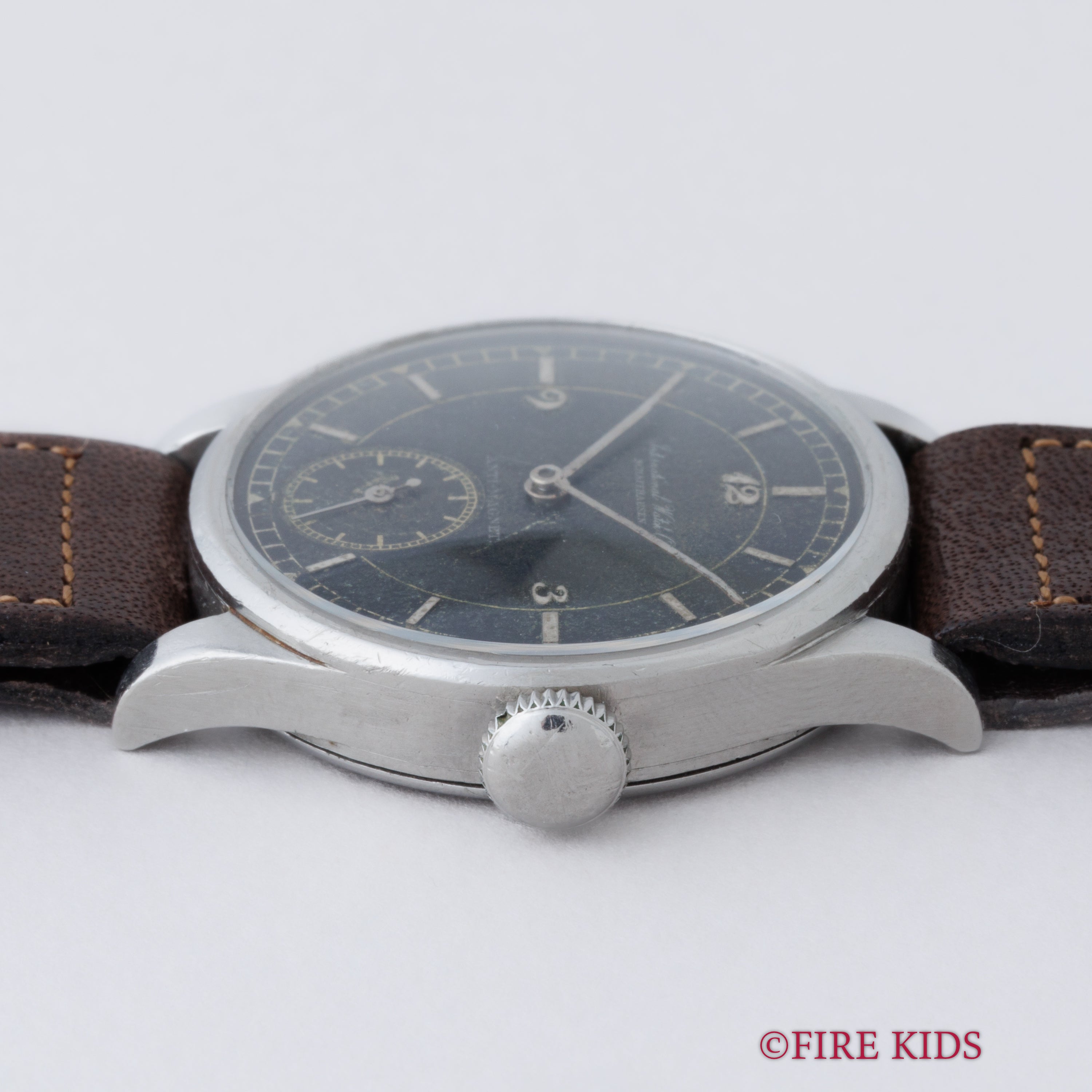 IWC 1938年製 Cal.83 ブラックセクターダイヤル スモールセコンド 手巻き