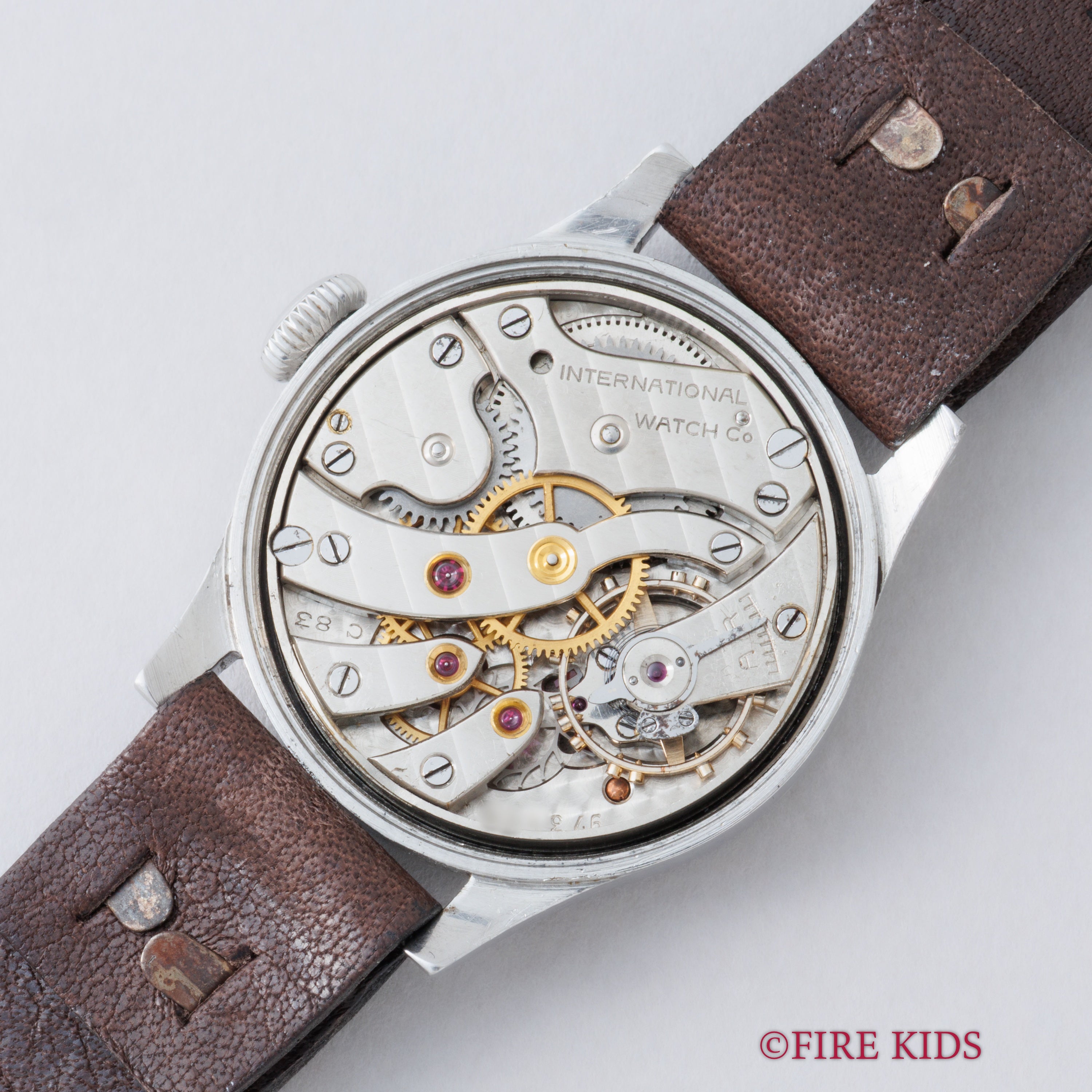 IWC 1938年製 Cal.83 ブラックセクターダイヤル スモールセコンド 手巻き