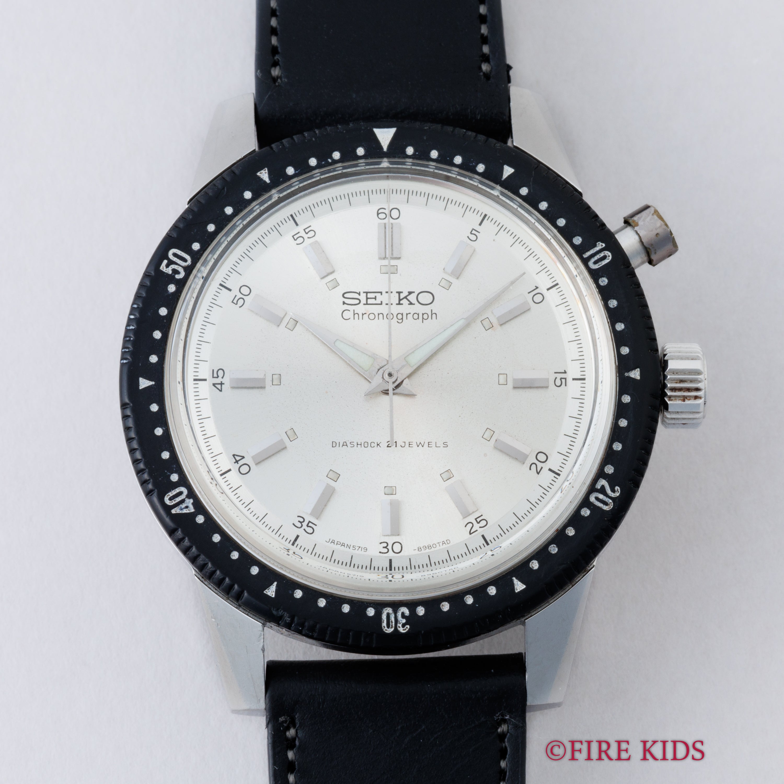 セイコー ワンプッシュクロノグラフ 1967年製 Ref.5719-8990 タツノオトシゴマーク プラベゼル