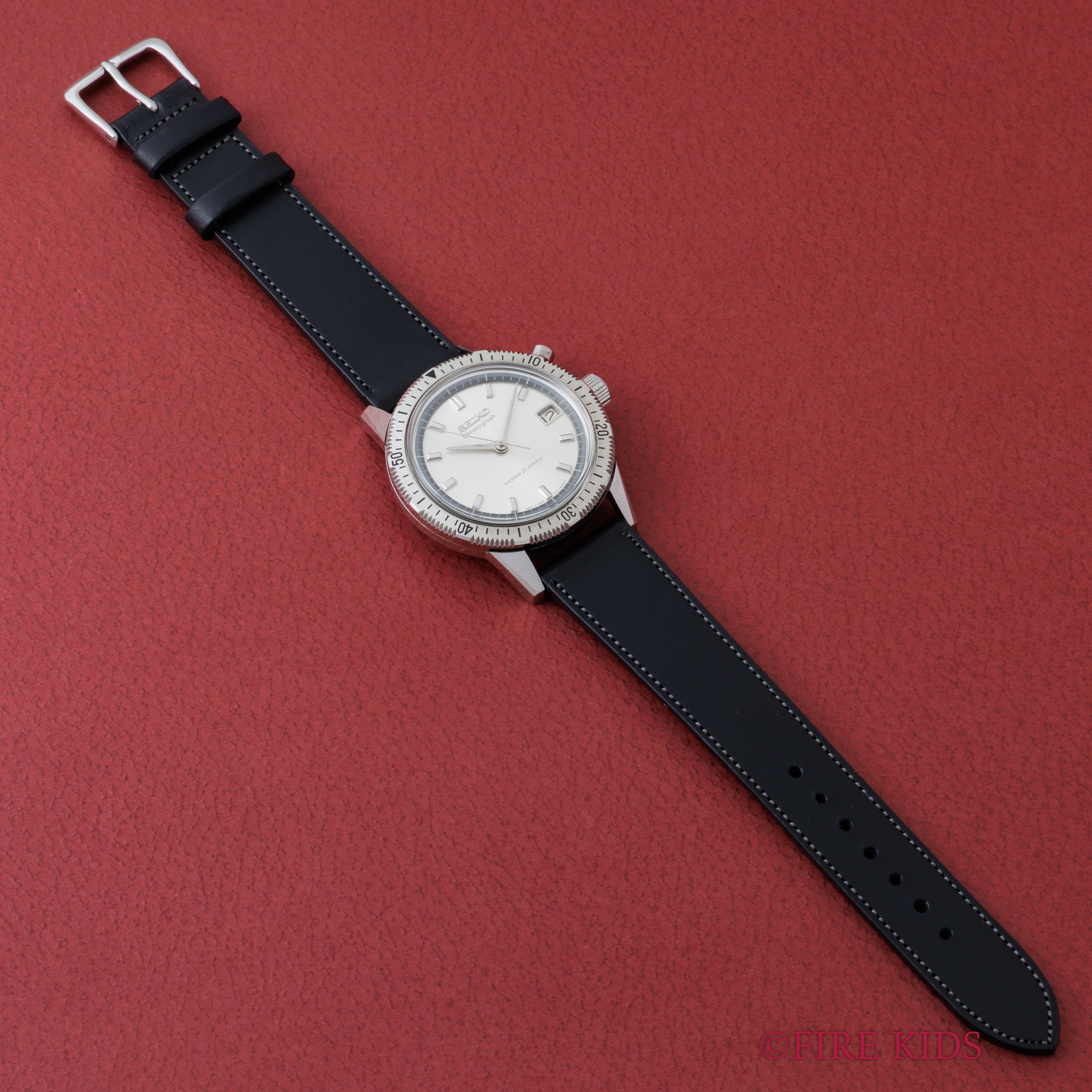 セイコー ワンプッシュクロノ 1964年製 手巻き ステンレスベゼル タツノオトシゴ クラウンクロノグラフ