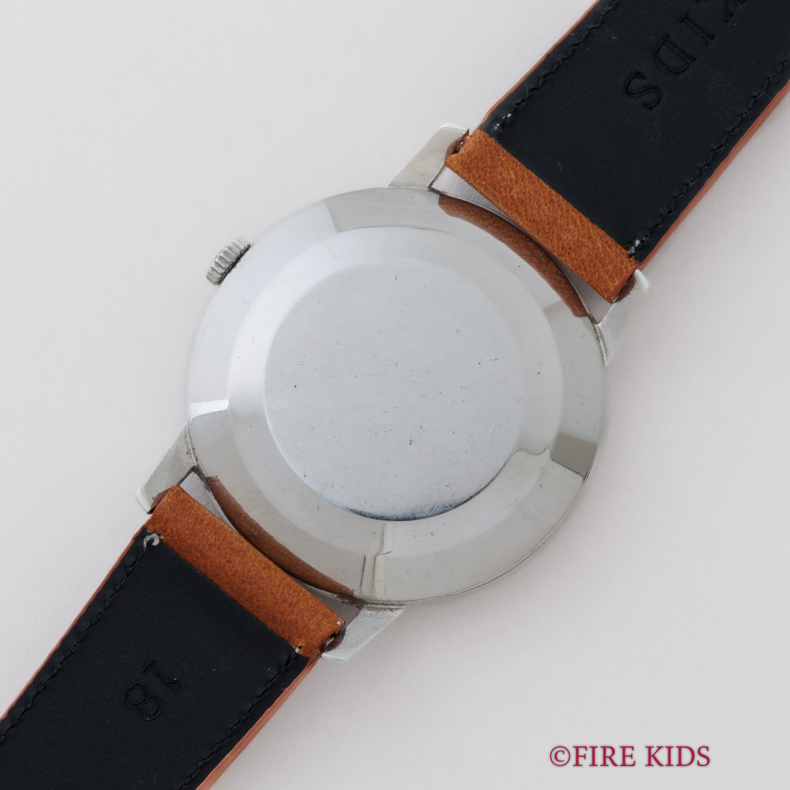 オメガ ラウンド オートマチック 1956年製 Ref.2864-2 楔インデックス ノンデイト