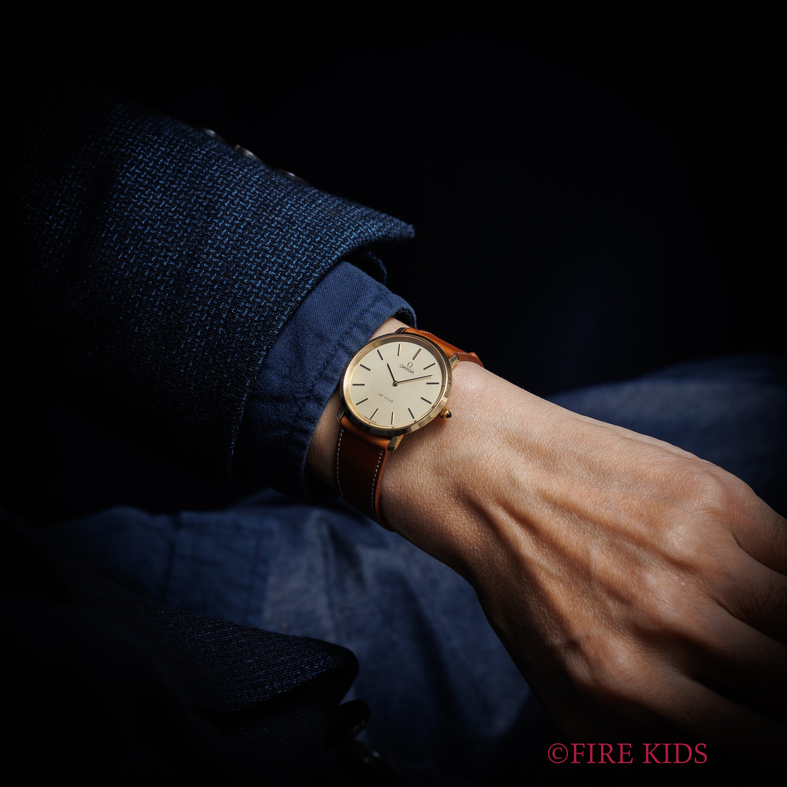 オメガ デ・ヴィル 1978年製 シャンパンダイヤル Ref.111.0107 手巻き Cal.625