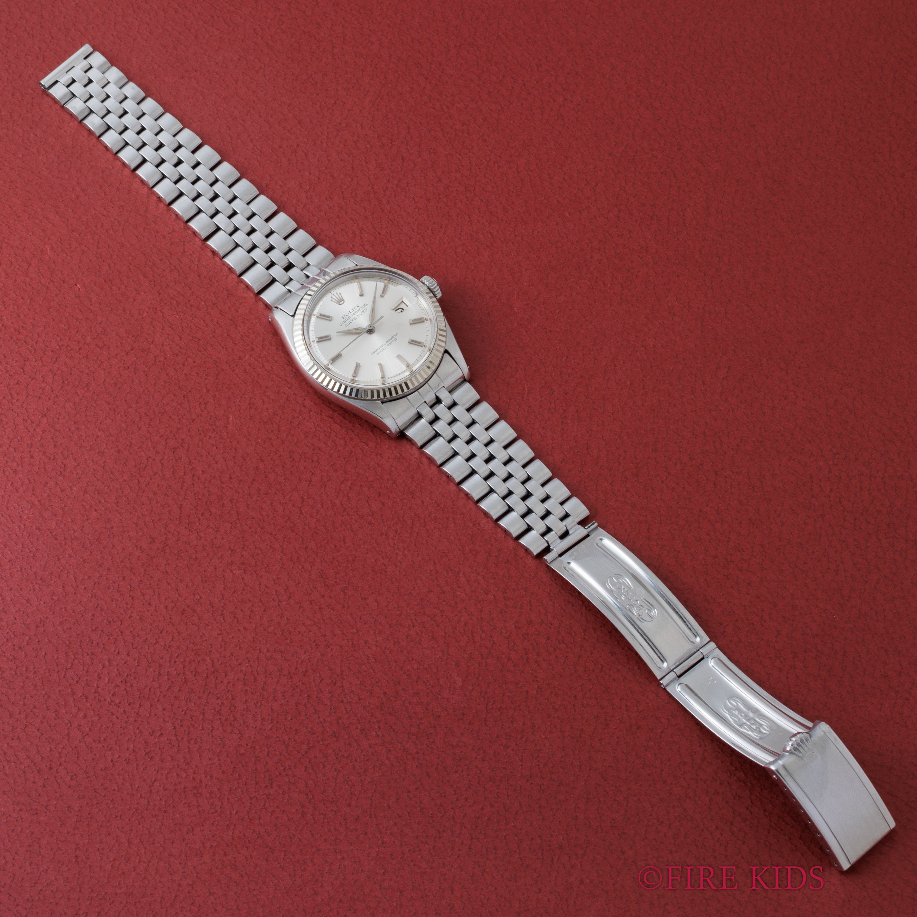 ロレックス デイトジャスト アルファハンド 自動巻き 1963年製 Ref.1601 Cal.1560 ホワイトゴールドベゼル