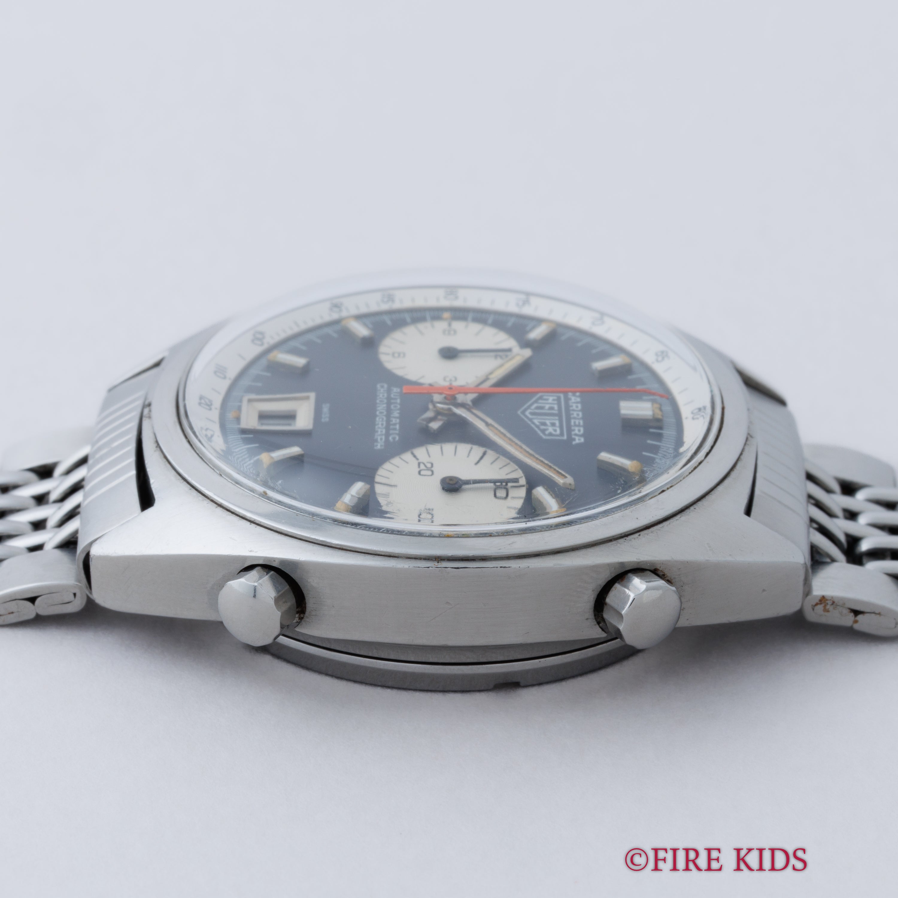 ホイヤー カレラ クロノマチック 1970年代製 自動巻クロノグラフ Cal.12 Ref.1153 純正ブレス