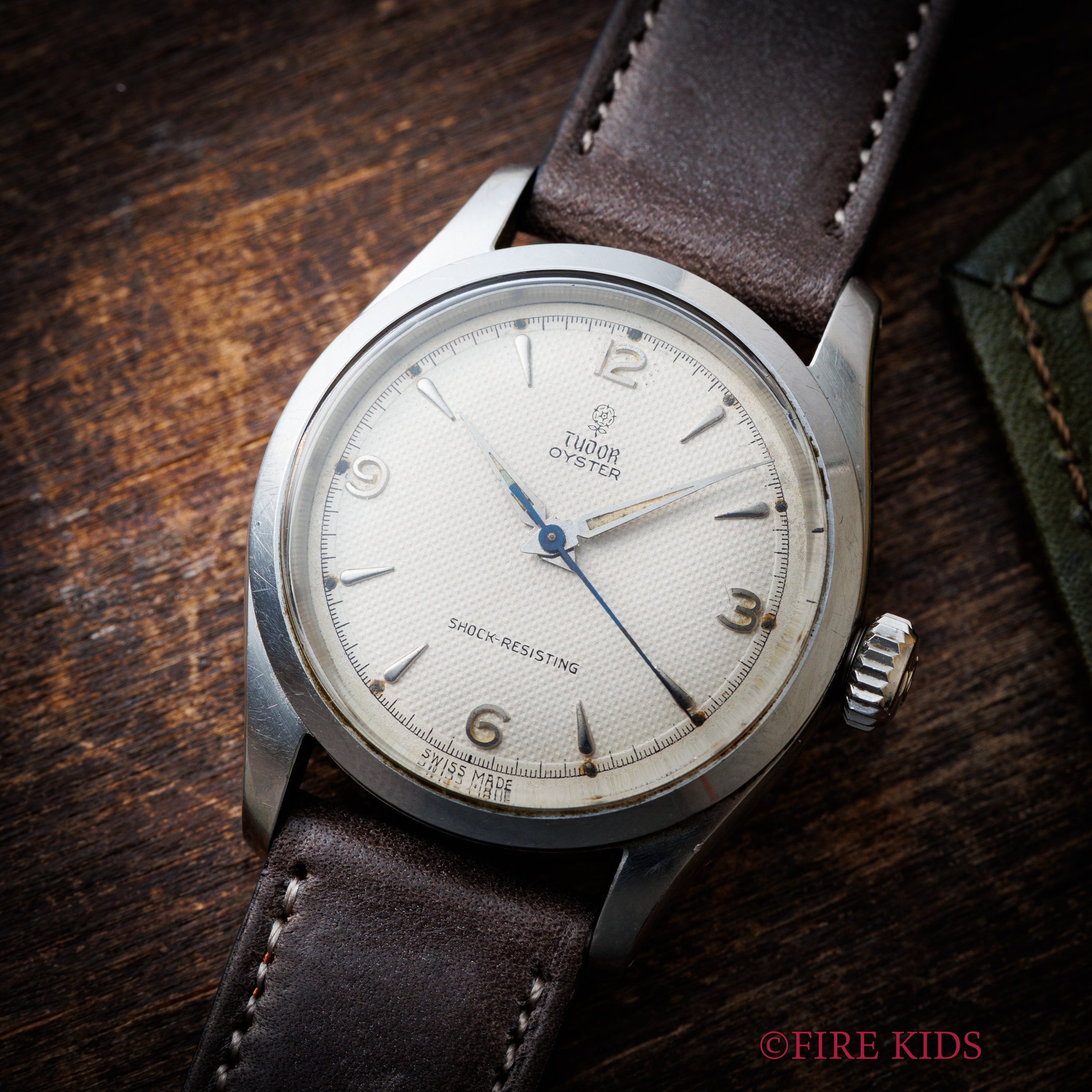 チューダー 小薔薇オイスター 1951年製 ギョウシェダイヤル 手巻 Ref.7903 王冠リューズ