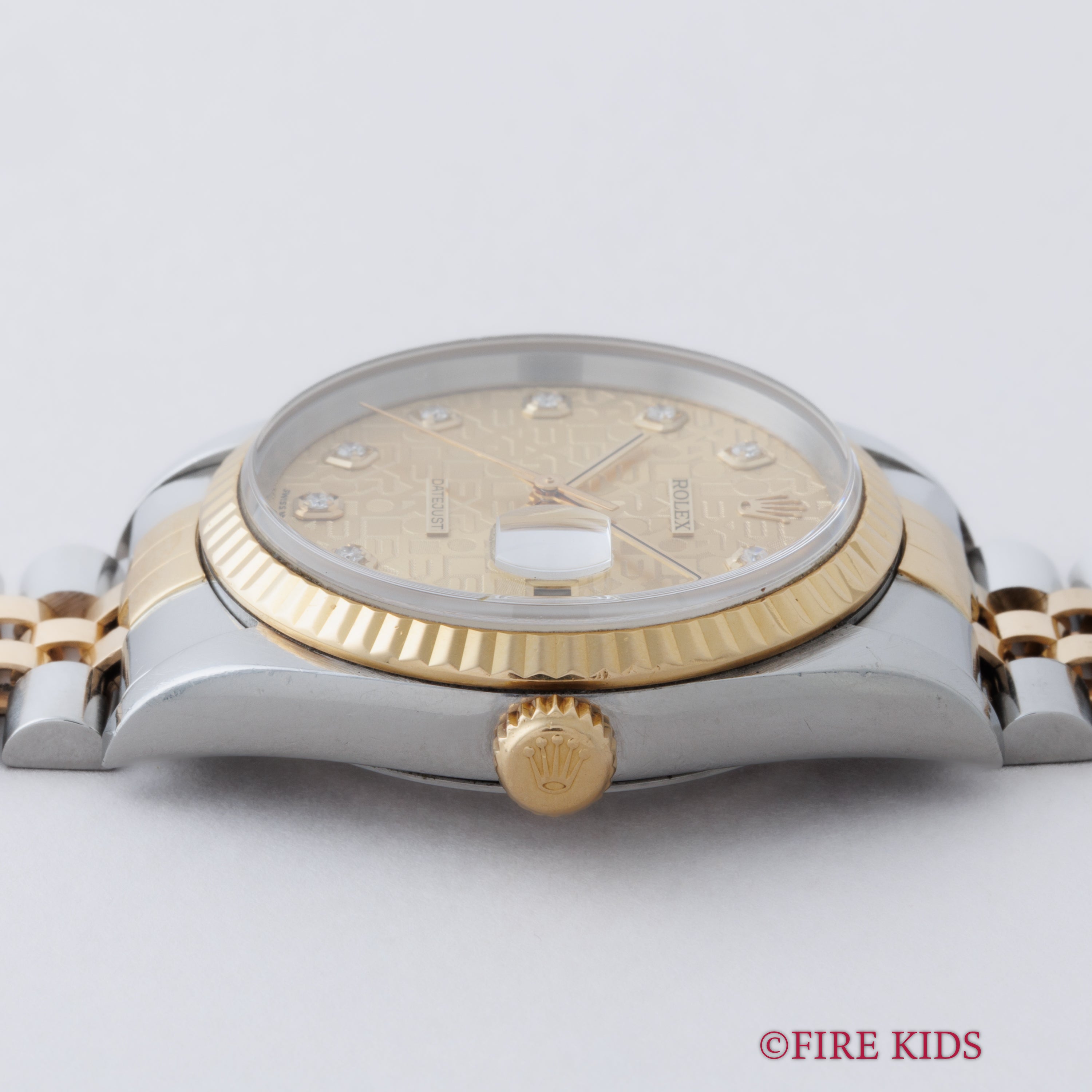 ロレックス デイトジャスト Ref.16233G 10Pダイヤホリコンダイヤル 1997年製