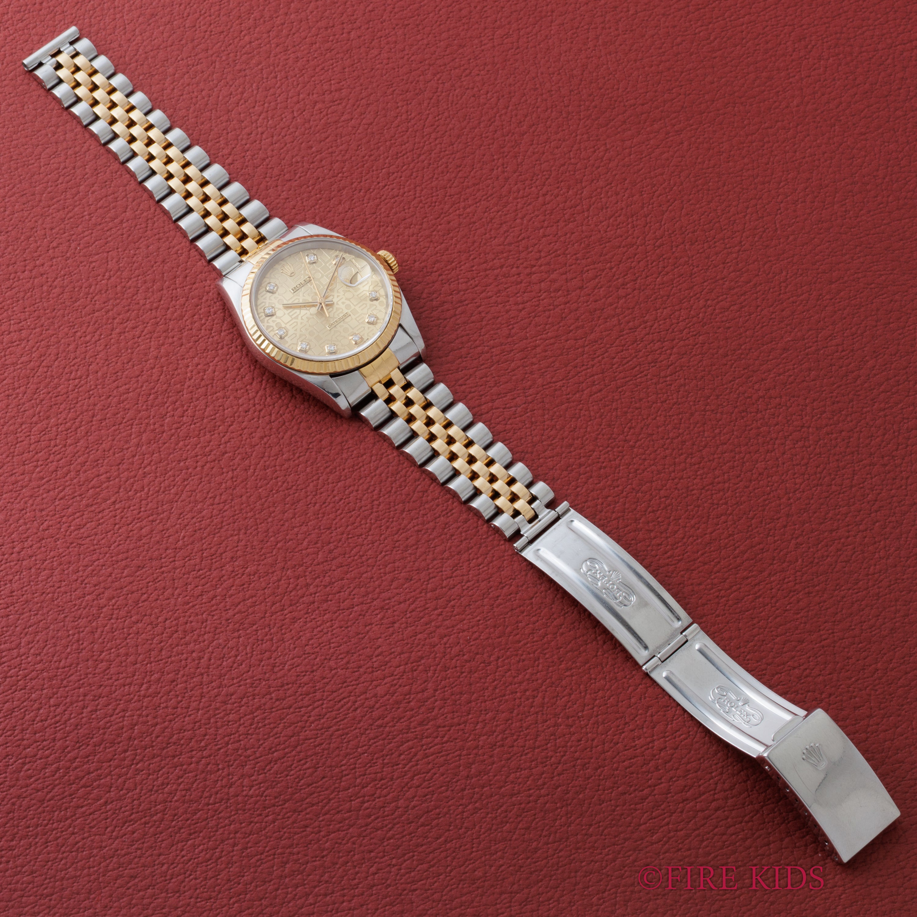 ロレックス デイトジャスト Ref.16233G 10Pダイヤホリコンダイヤル 1997年製