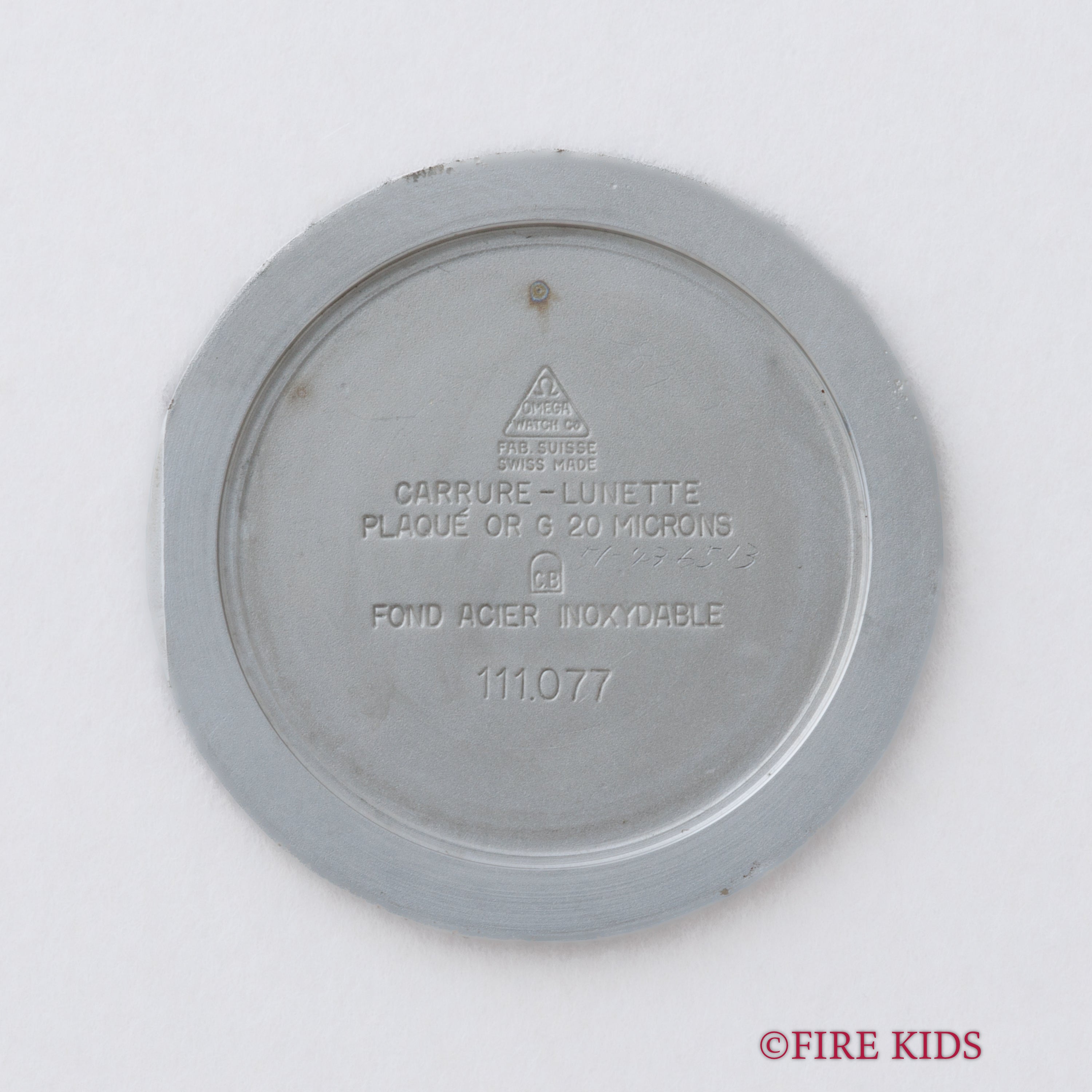 オメガ デ・ヴィル ローマンダイヤル 金張りラウンドケース 1969年製 Ref.111.077