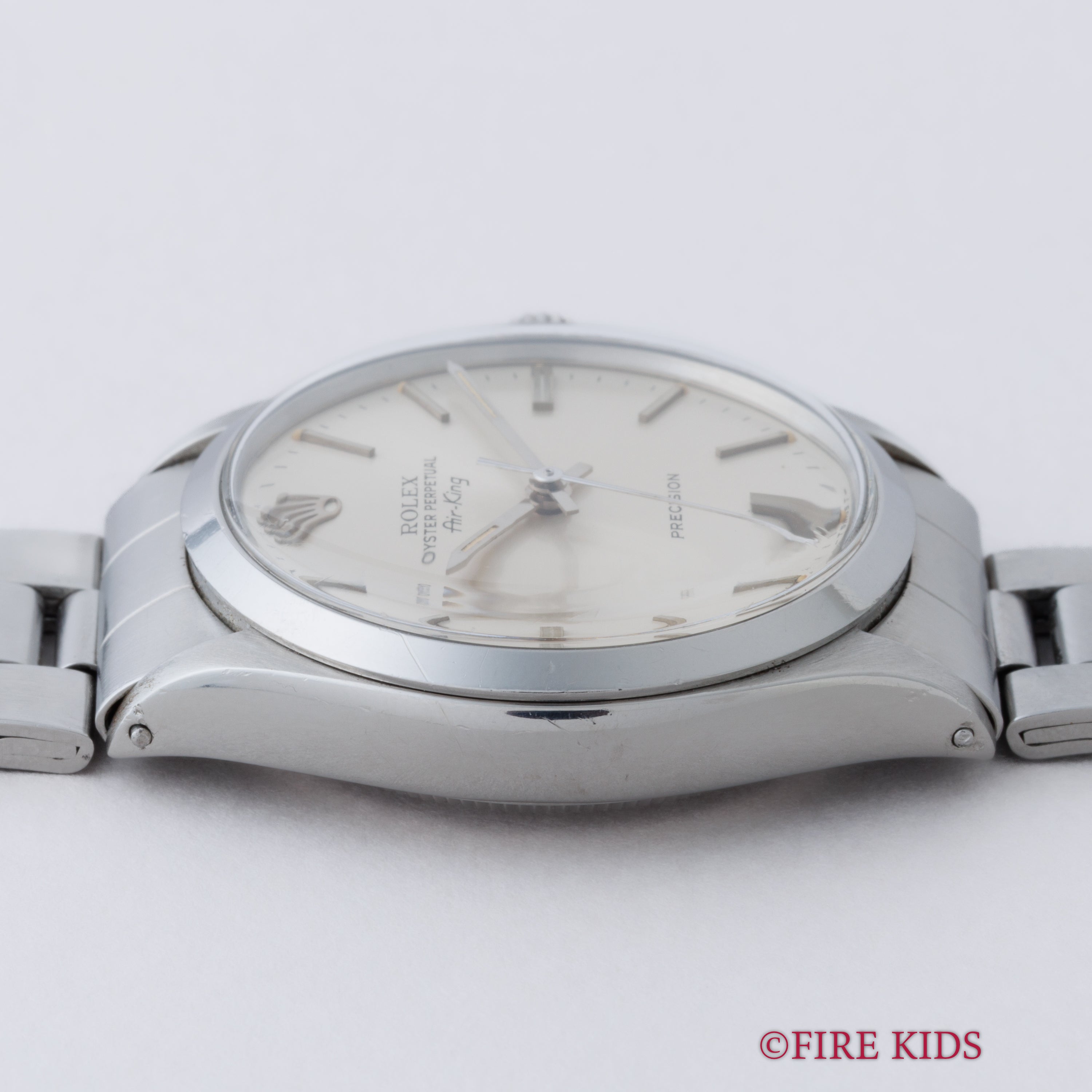 ロレックス エアキング 1972年製 Ref.5500 シルバーダイヤル 純正巻きオイスターブレス