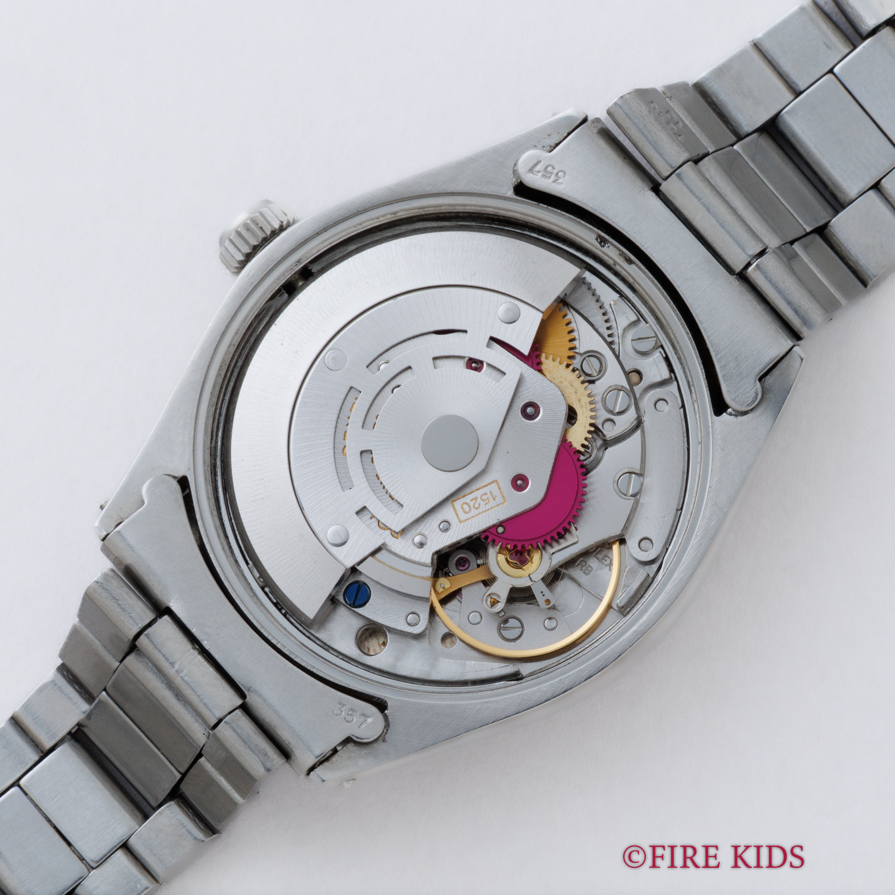 ロレックス エアキング 1972年製 Ref.5500 シルバーダイヤル 純正巻きオイスターブレス