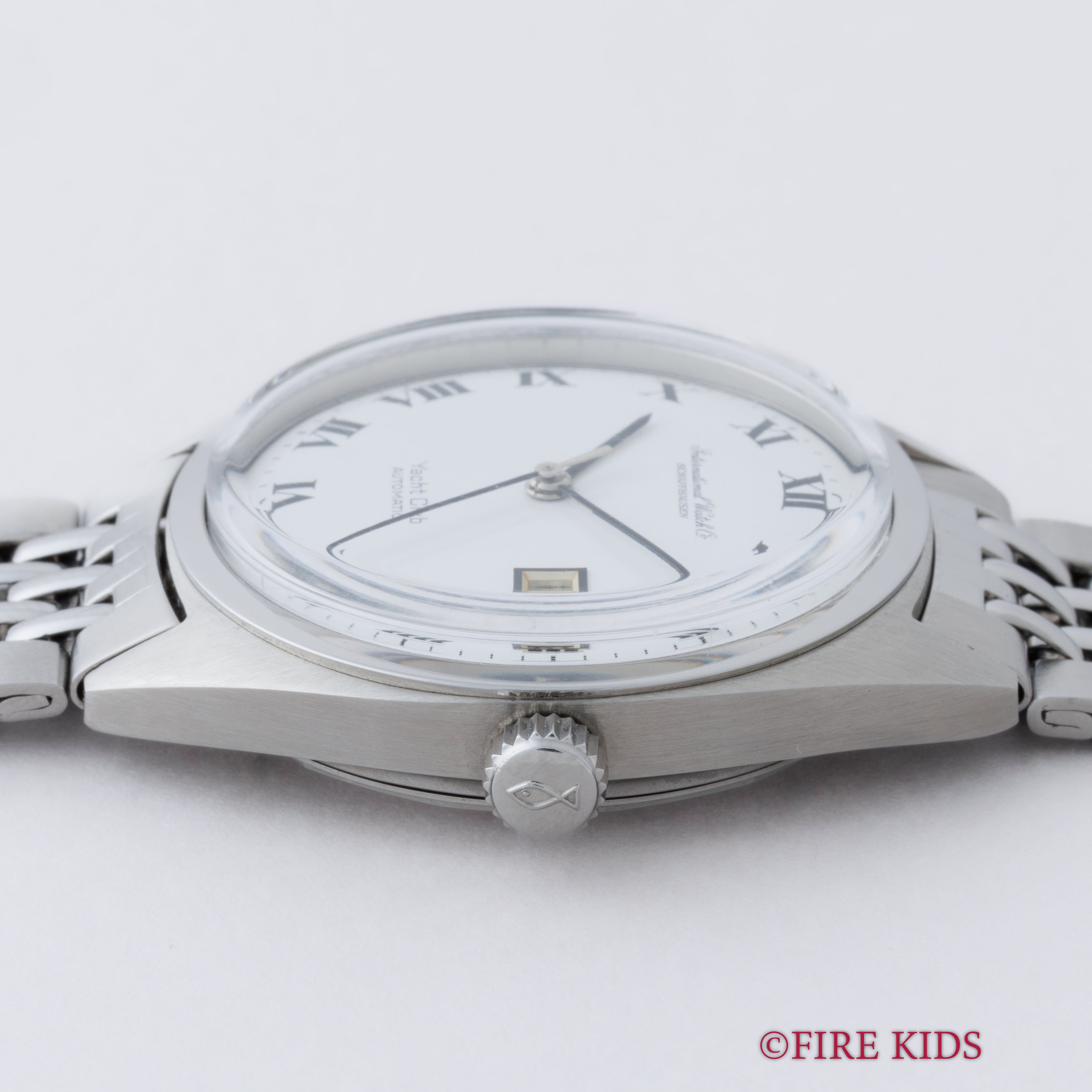 IWC ヨットクラブ Ref.811AD 1968年製 ペラトン式自動巻き Cal.8541ホワイトローマン 純正ゲイフレアーブレス