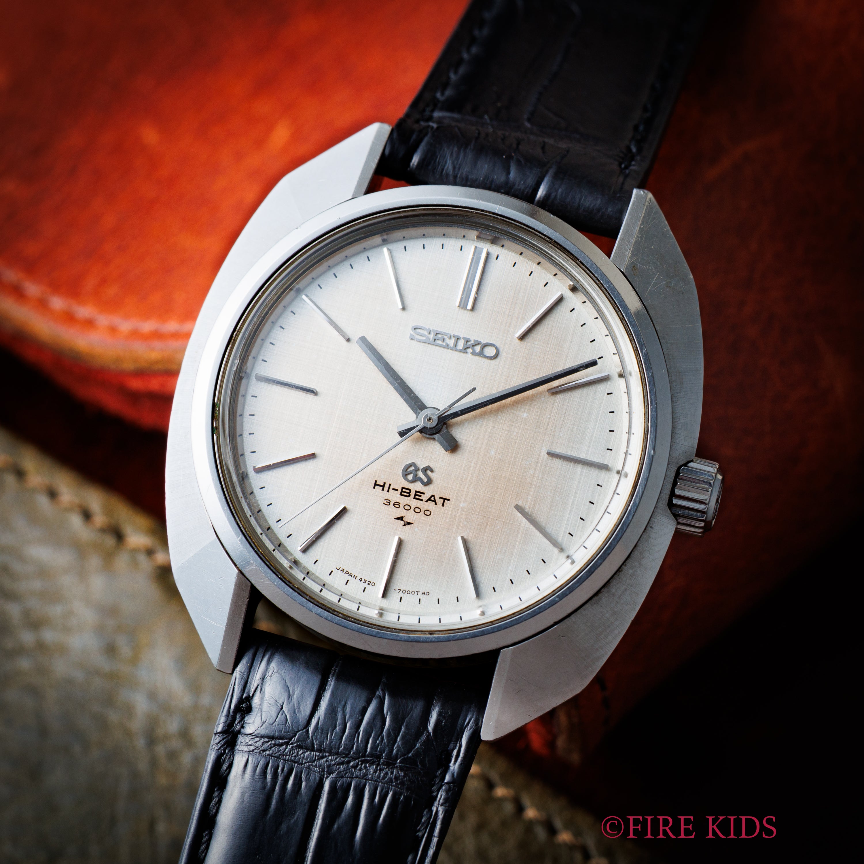 グランドセイコー ハイビート 36000 オクタゴンケース 手巻き10振動 1969年製 Ref.4520-7000 パティーナダイヤル