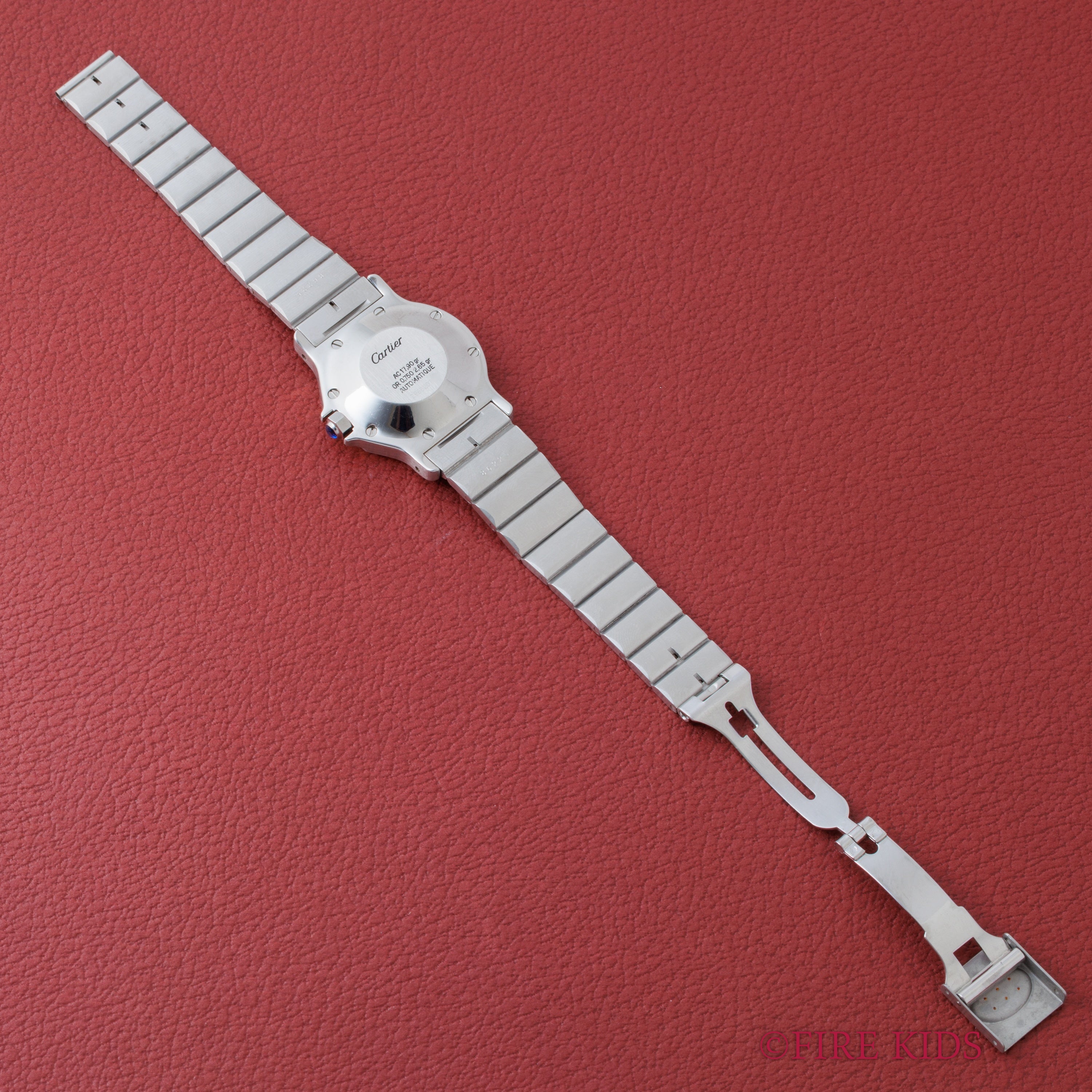 カルティエ サントスオクタゴン LMサイズ 1980年代製 自動巻 コンビ 純正ブレス