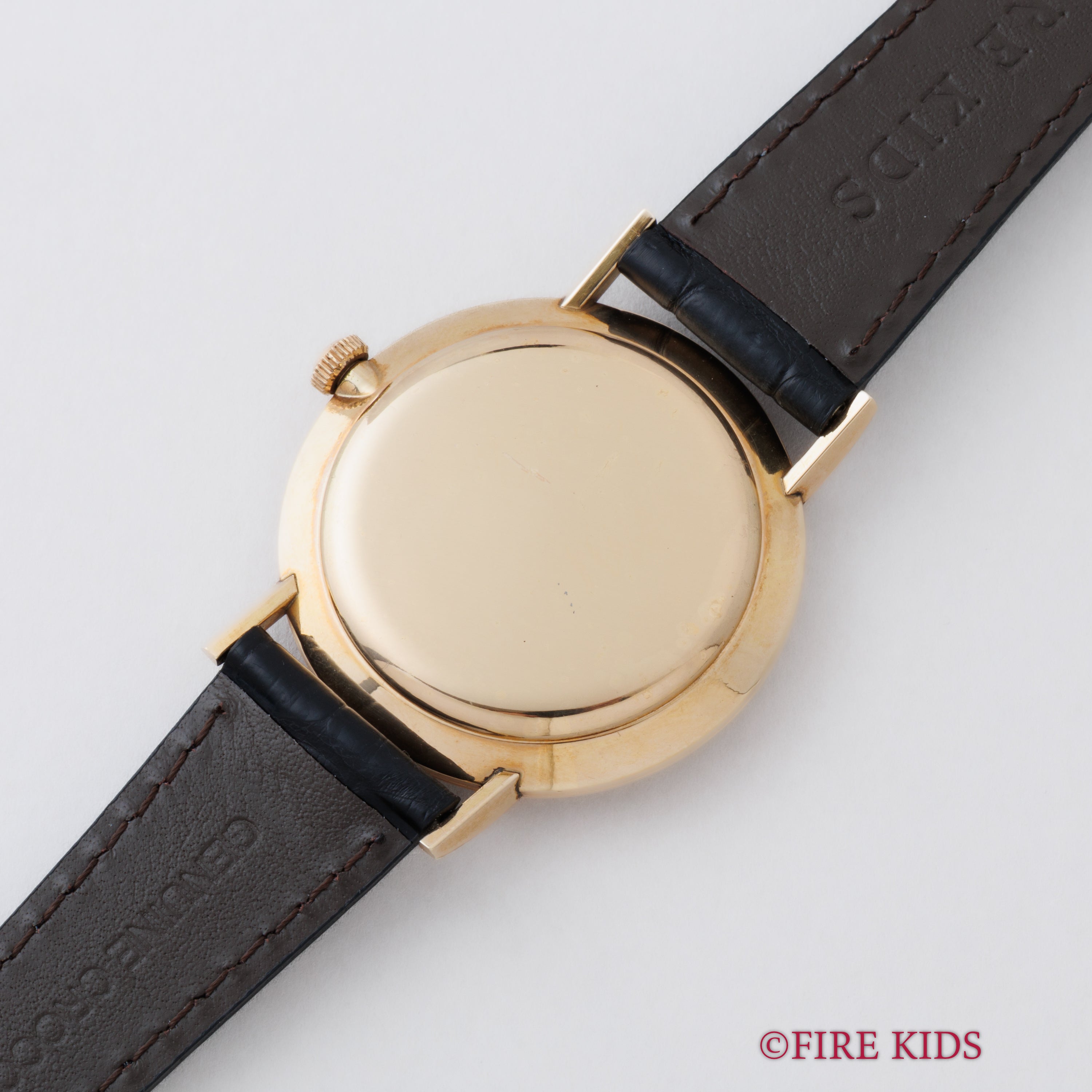 オリエント グランプリオリエント 1960年代製 14金張りケース 手巻き 変わり文字盤 純正尾錠、革ベルト、タグ付き 美品