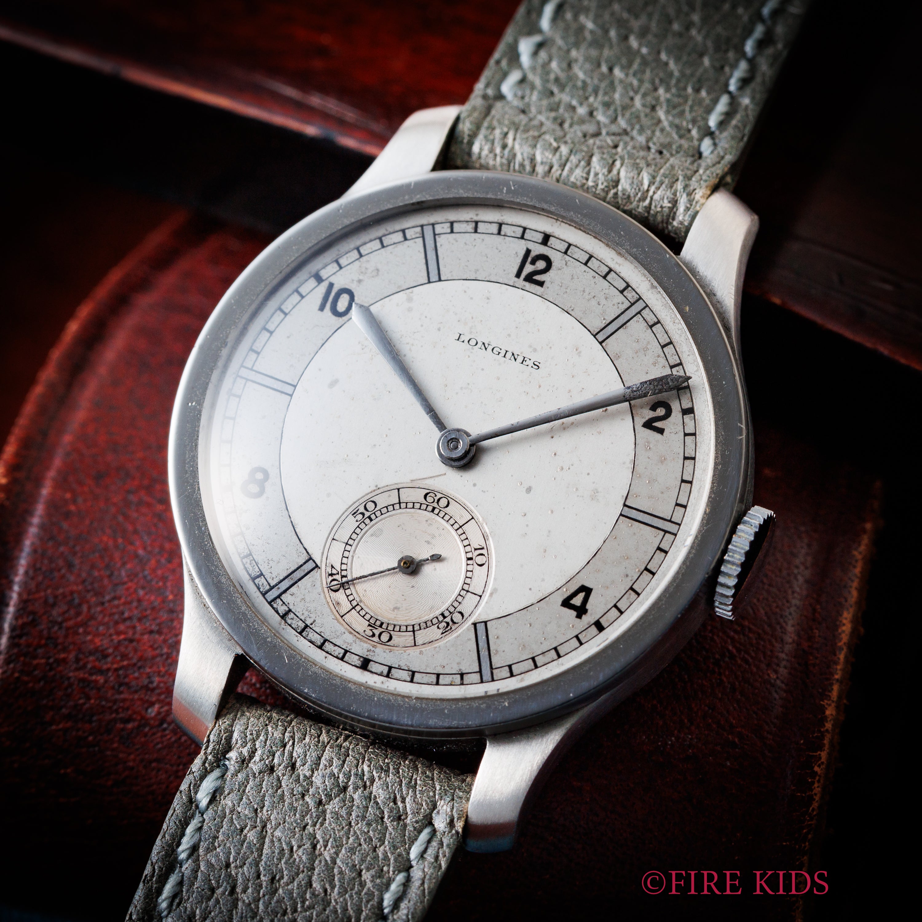 ロンジン シルバーセクターダイヤル 1937年製 Cal.12.68Z 手巻き