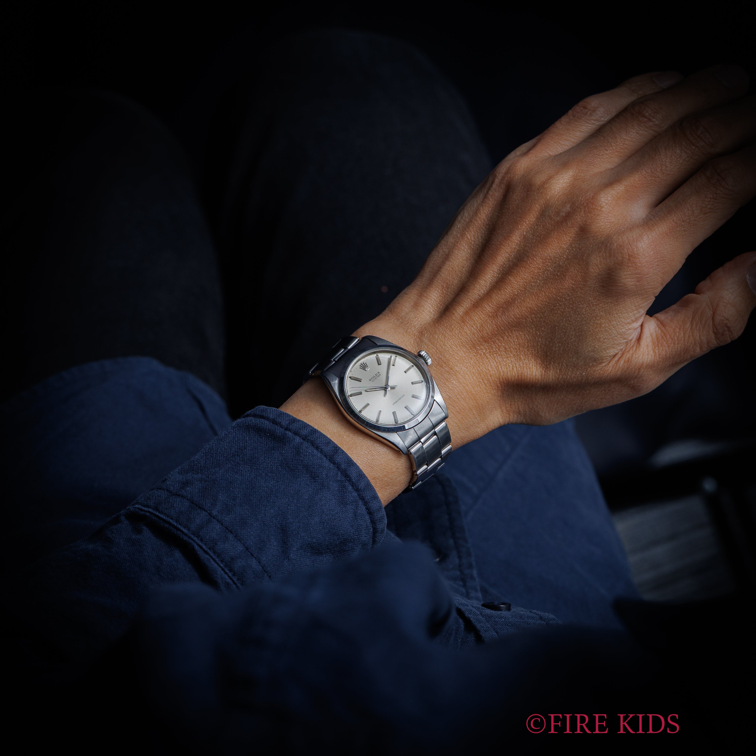 ロレックス オイスター プレシジョン 1969年製 手巻き Ref.6426 シルバーダイヤル