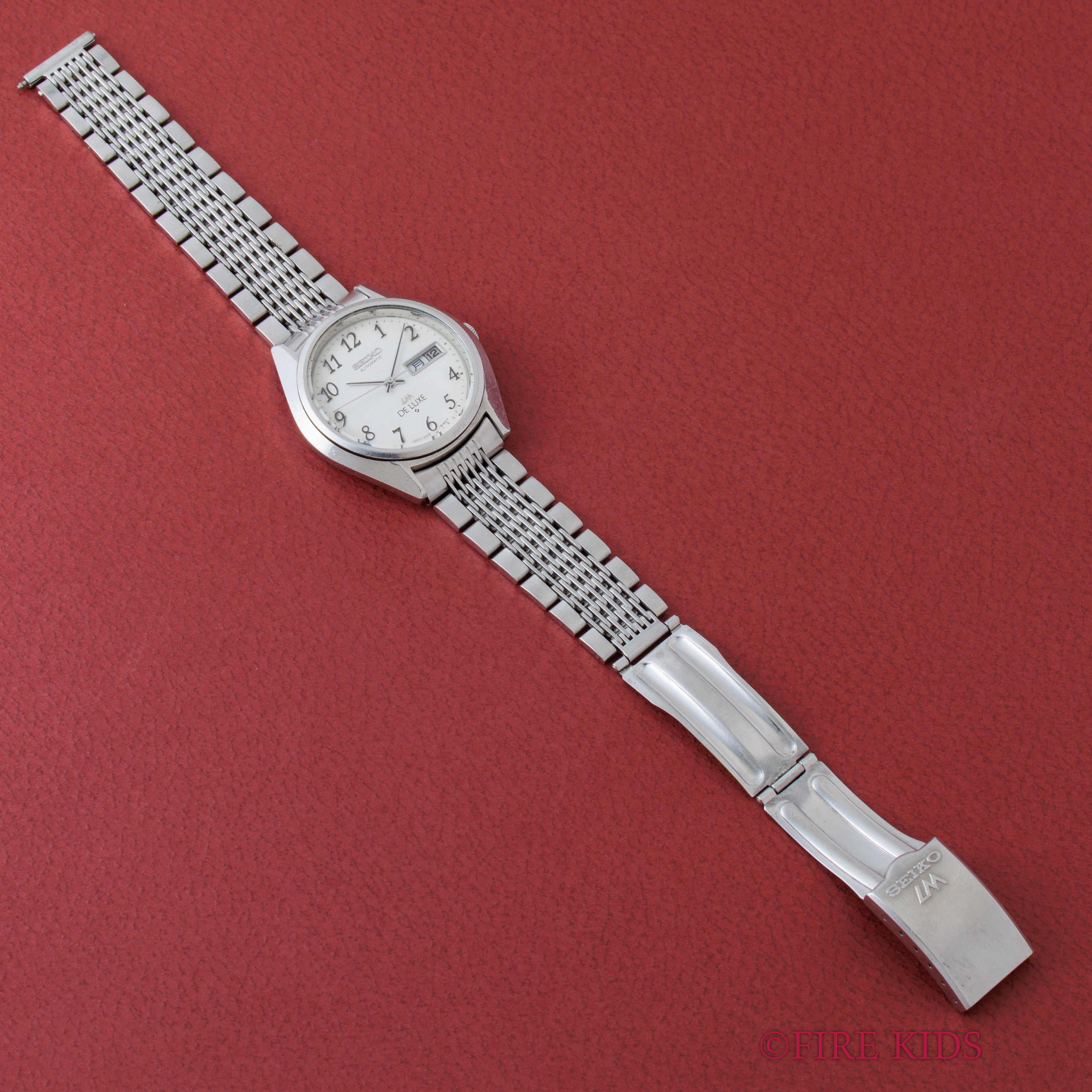 セイコー ロードマチック デラックス 1976年製 アラビアダイヤル 自動巻 純正ブレス