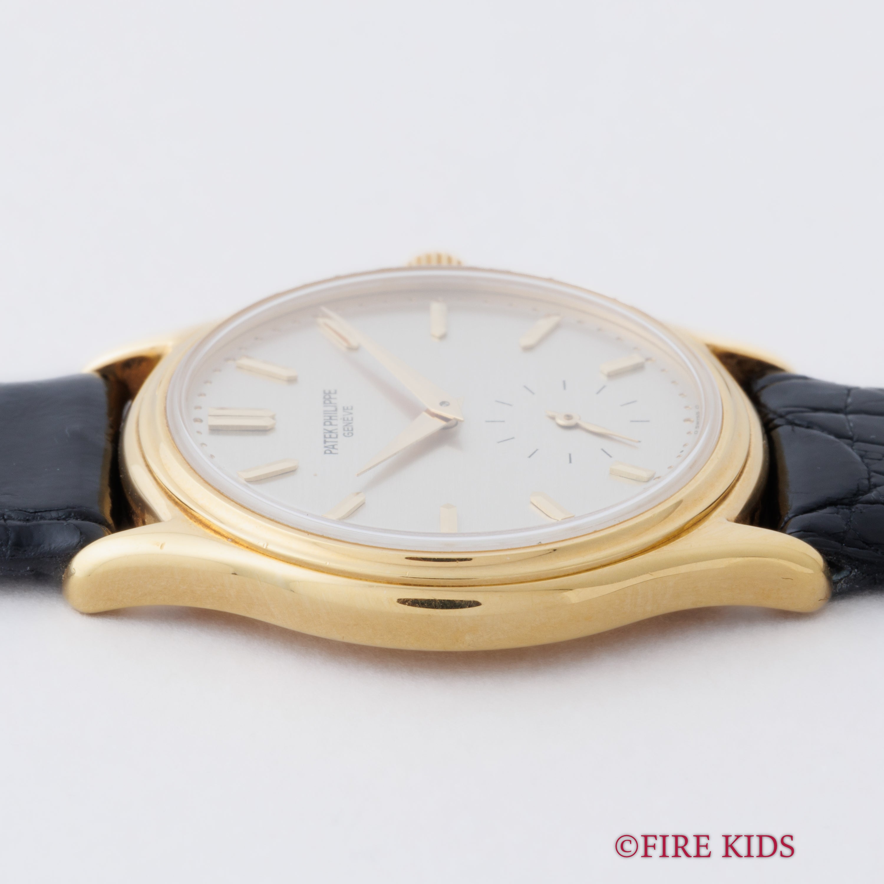 パテック・フィリップ カラトラバ 1990年代製 Ref.3923J Cal.215 純正18金尾錠