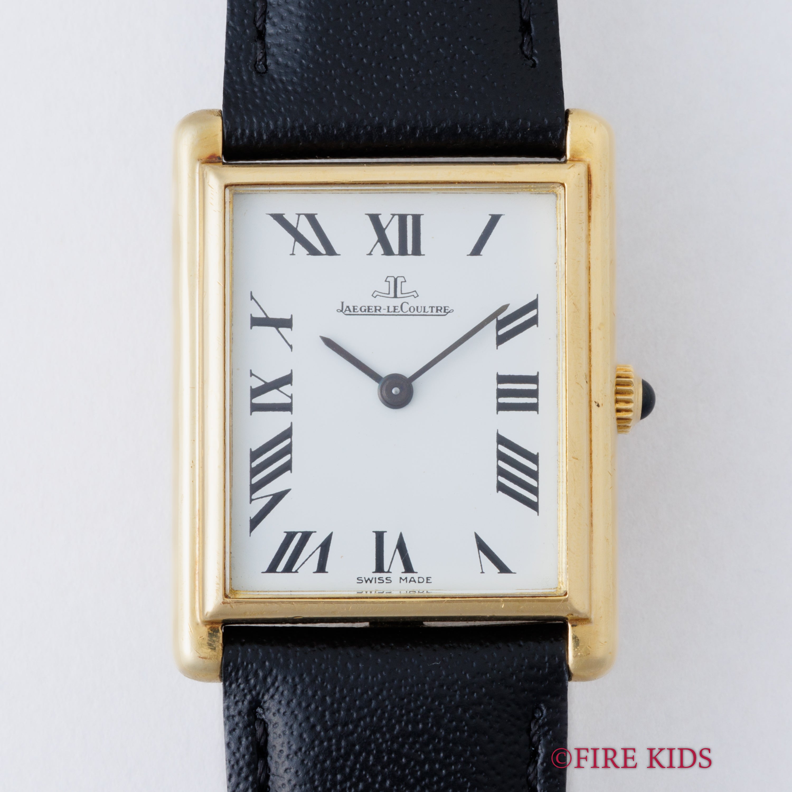 ジャガー・ルクルト 18金無垢タンクケース 1970年代製 手巻 Ref.6029 21 Cal.841 純正GP尾錠