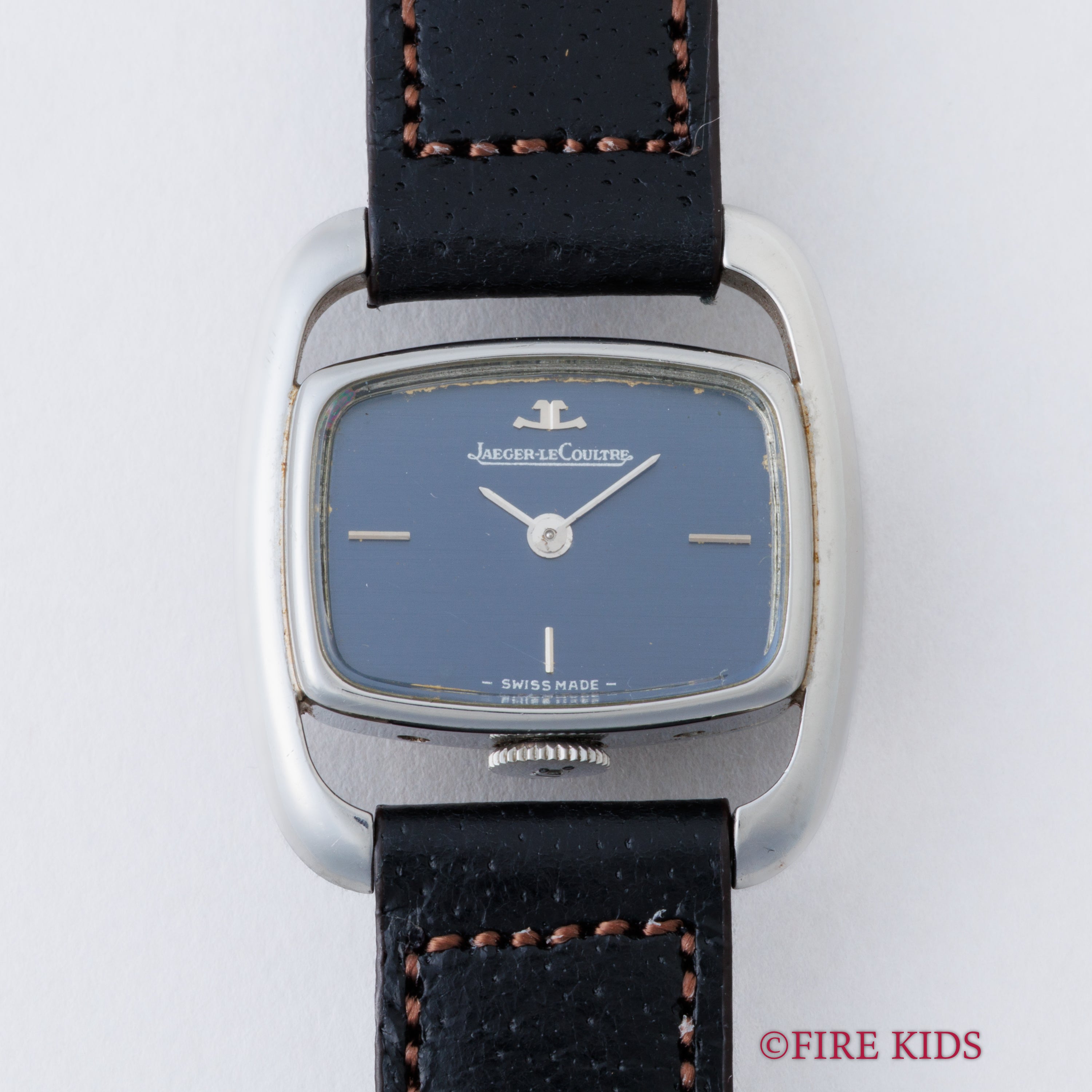 ジャガールクルト レディースウォッチ エトリエ 1980年代製 ブルーダイヤル Ref.6147.42