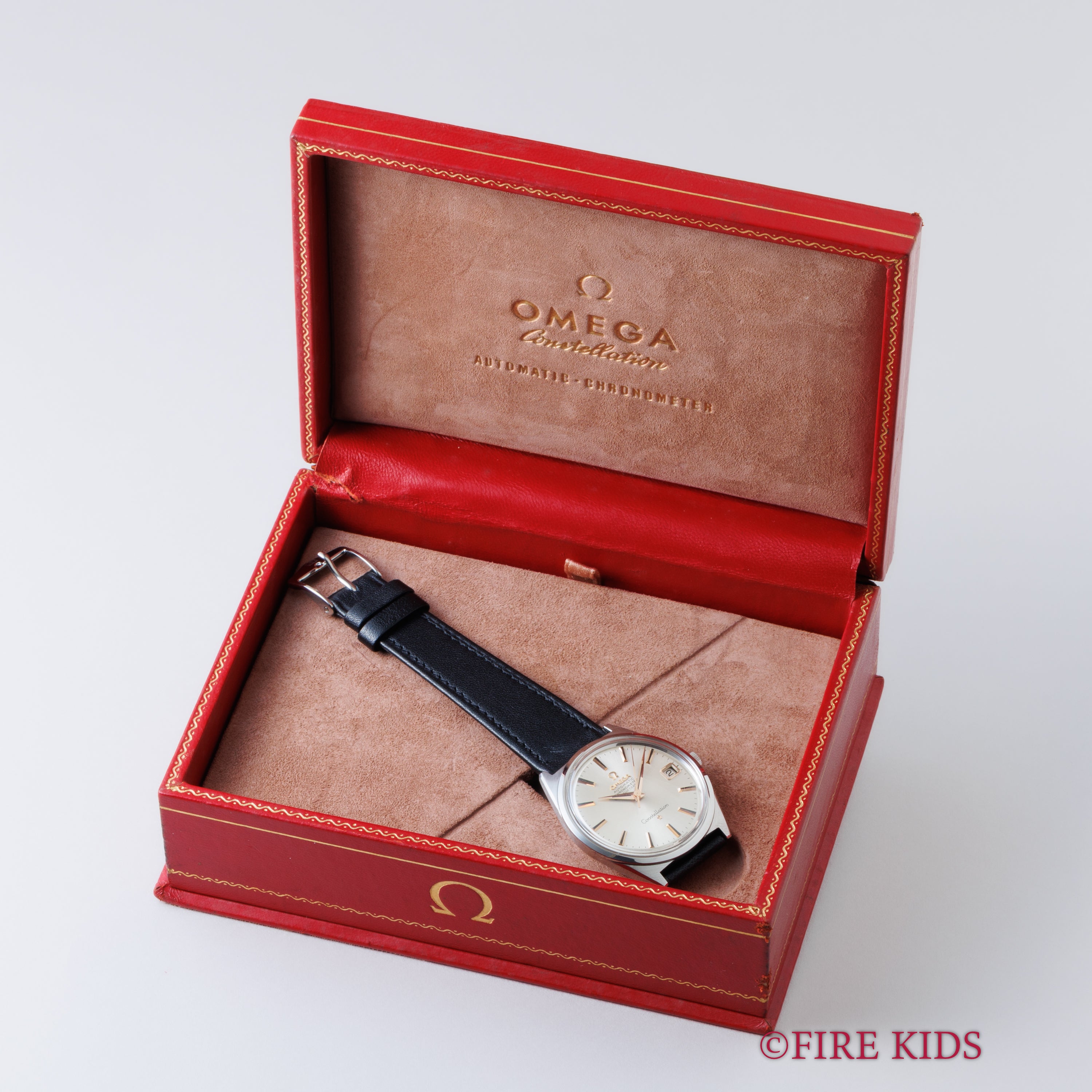 OMEGA　コンステレーション 1969年製 Ref.168.0015トノーケース 純正革ベルト、箱付き