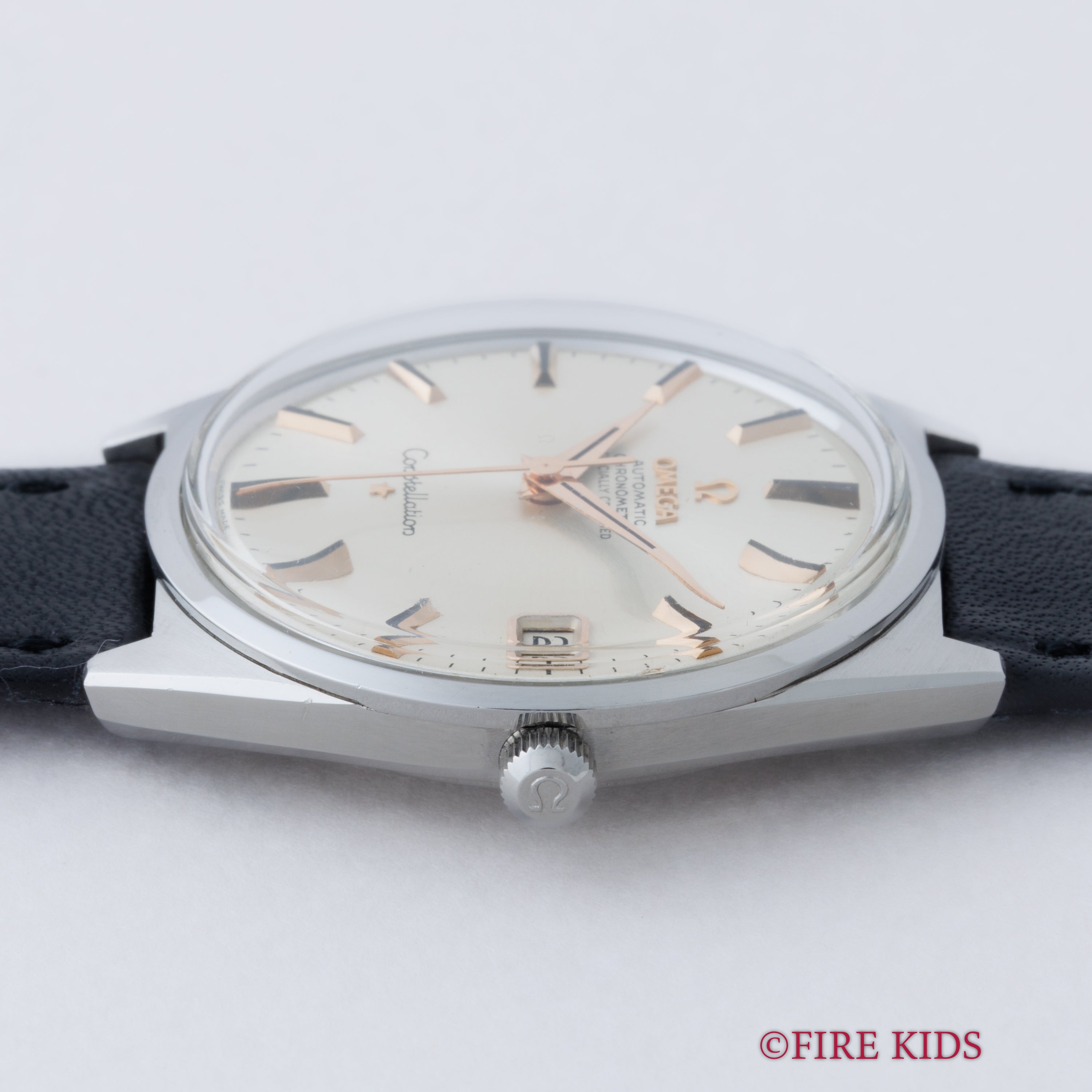 OMEGA　コンステレーション 1969年製 Ref.168.0015トノーケース 純正革ベルト、箱付き