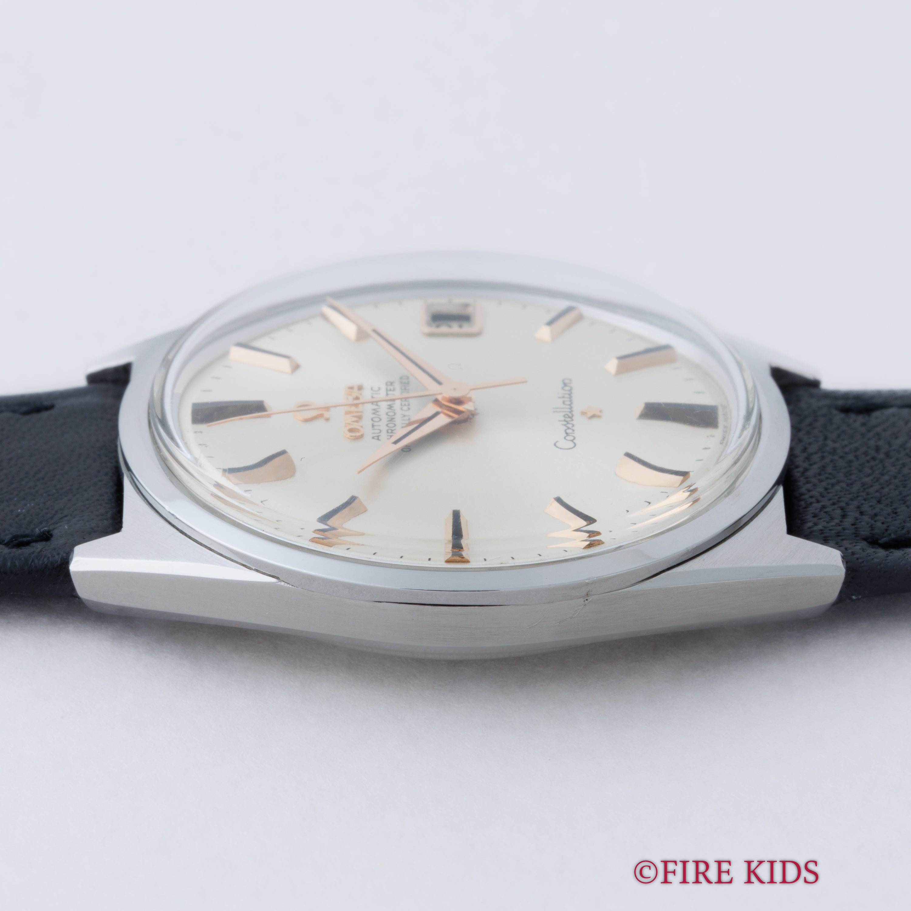 OMEGA　コンステレーション 1969年製 Ref.168.0015トノーケース 純正革ベルト、箱付き