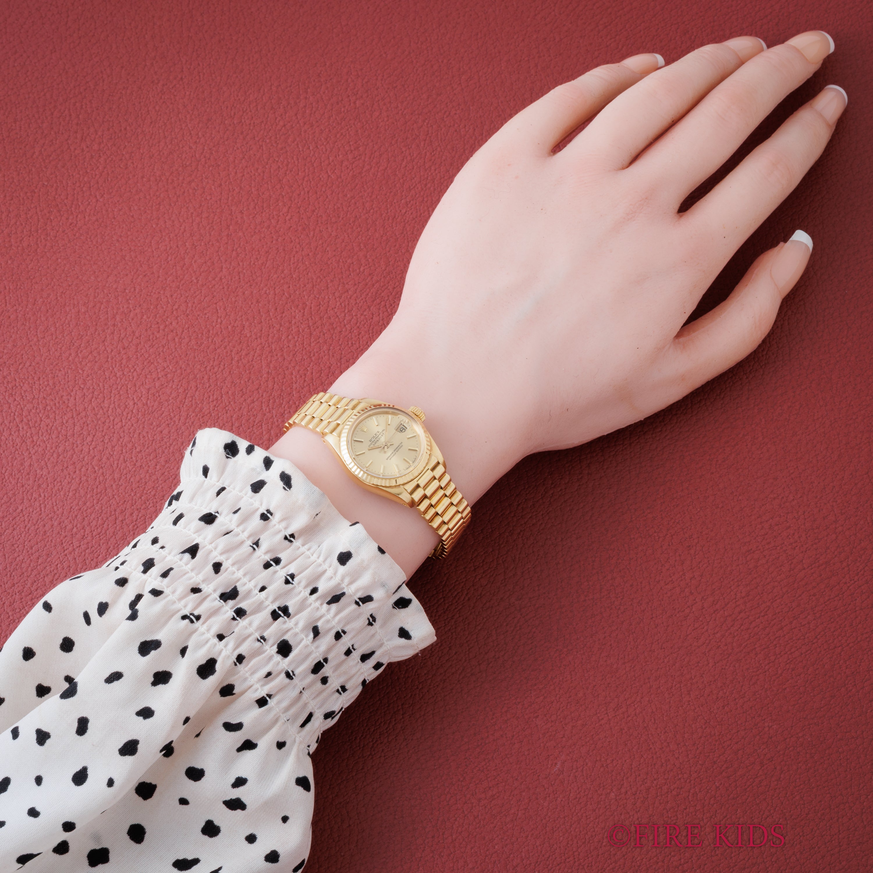 ロレックス 18金無垢レディースデイトジャスト 1978年製 Ref.6917 純正金無垢ブレス