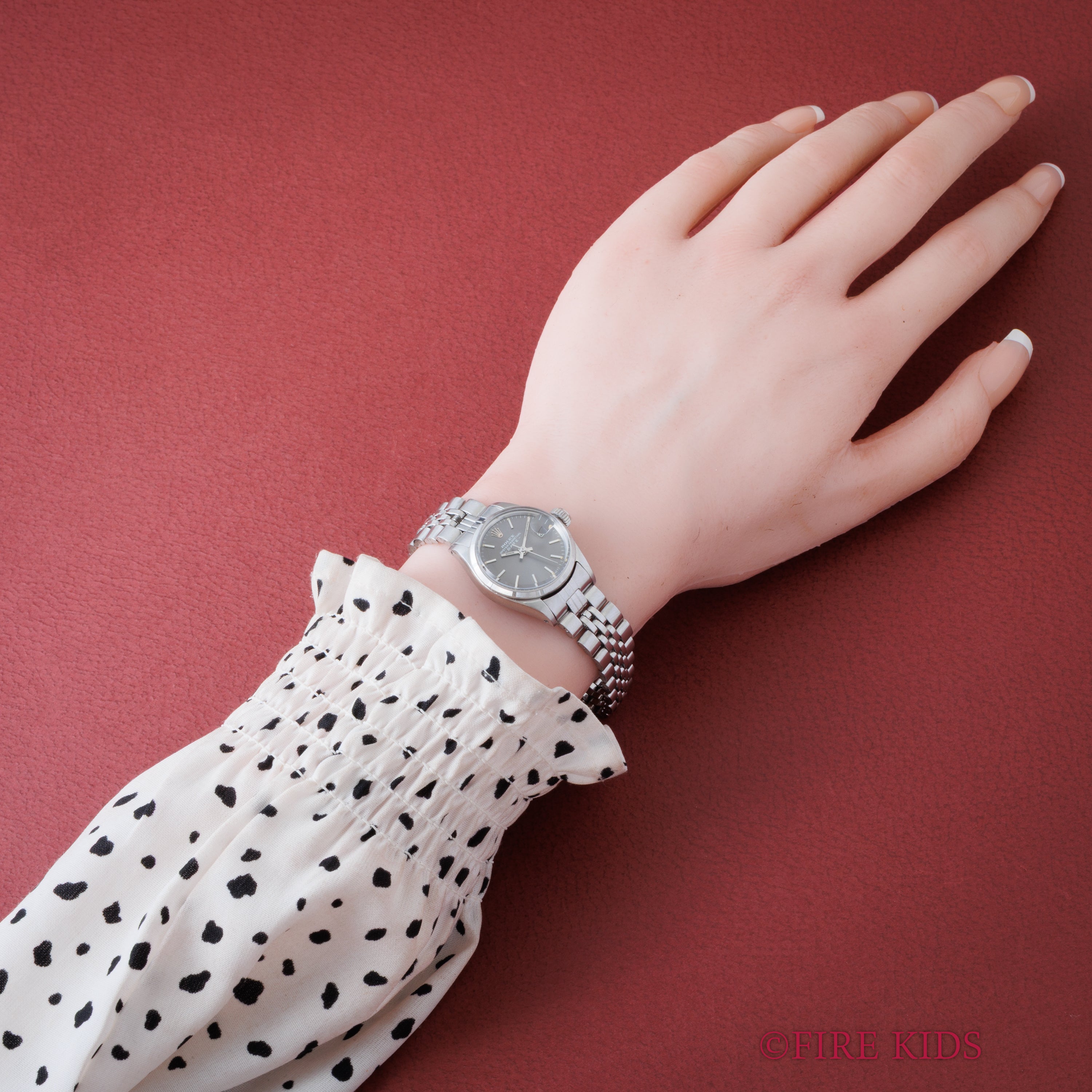 ロレックス オイスターパーペチュアルデイト レディース SSベゼル 1970年製 Ref.6517