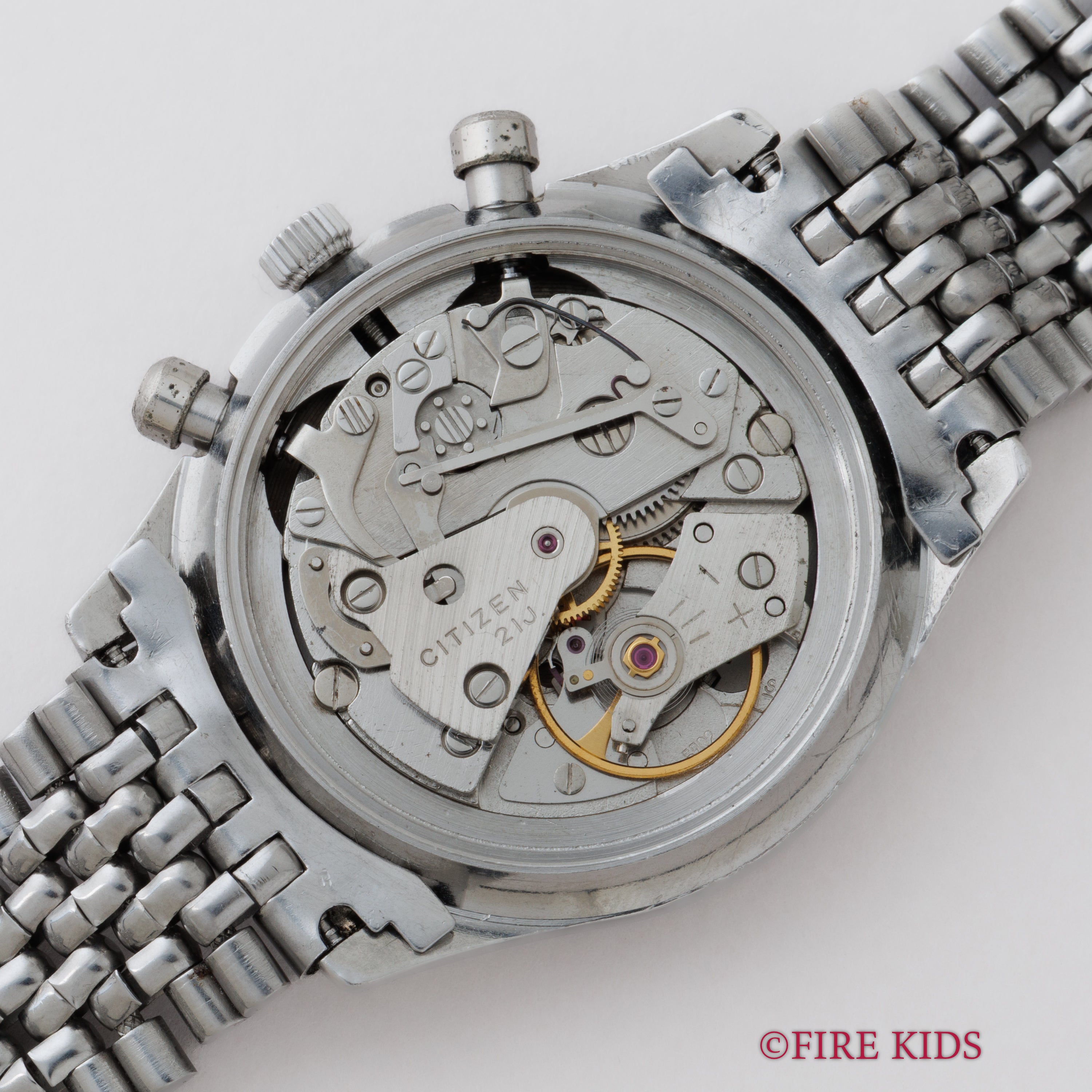 シチズン レコードマスター 1973年製 手巻き ブラックダイヤル フライバック機能付き