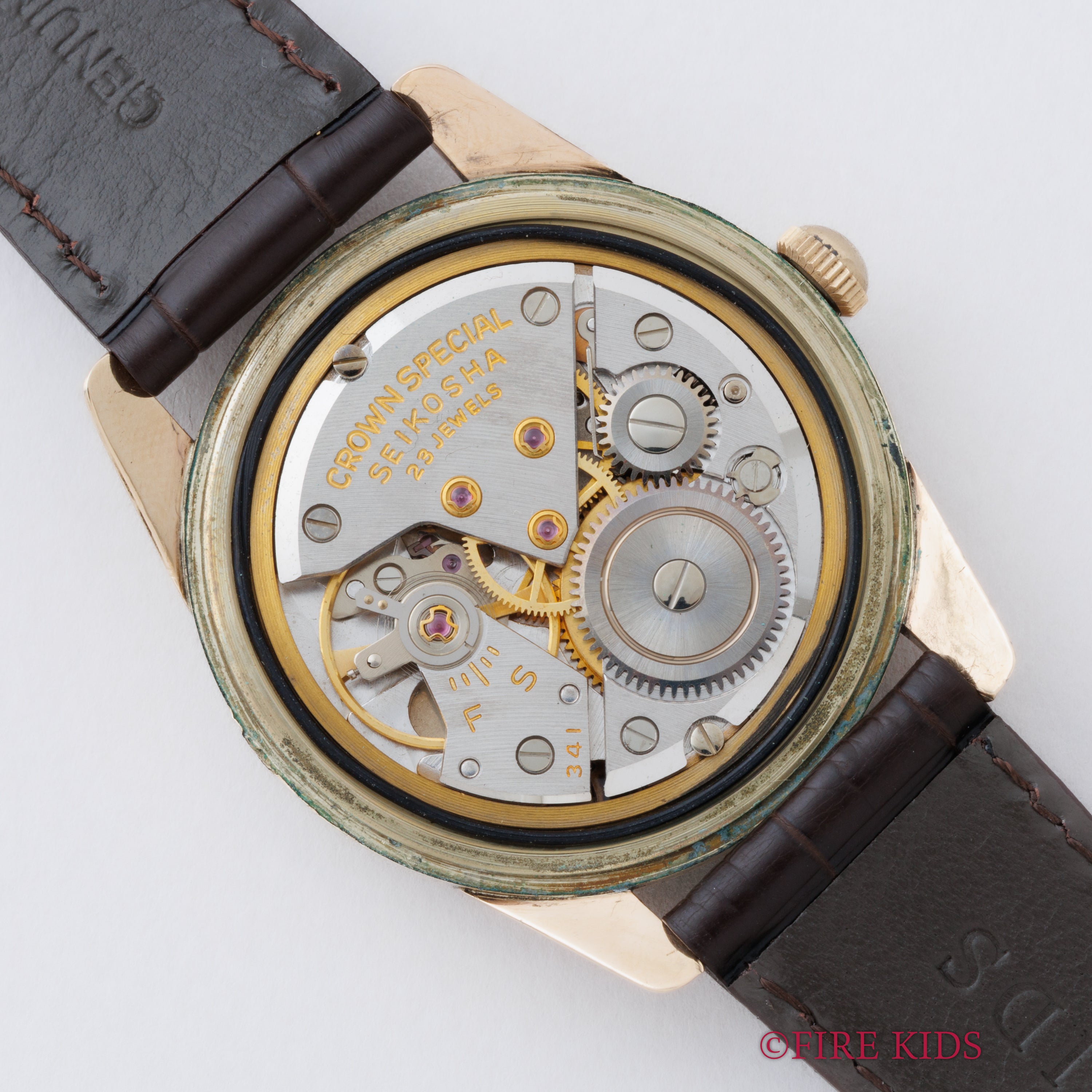 セイコー クラウンスペシャル 1964年製 金張り Ref.70299 箱付き