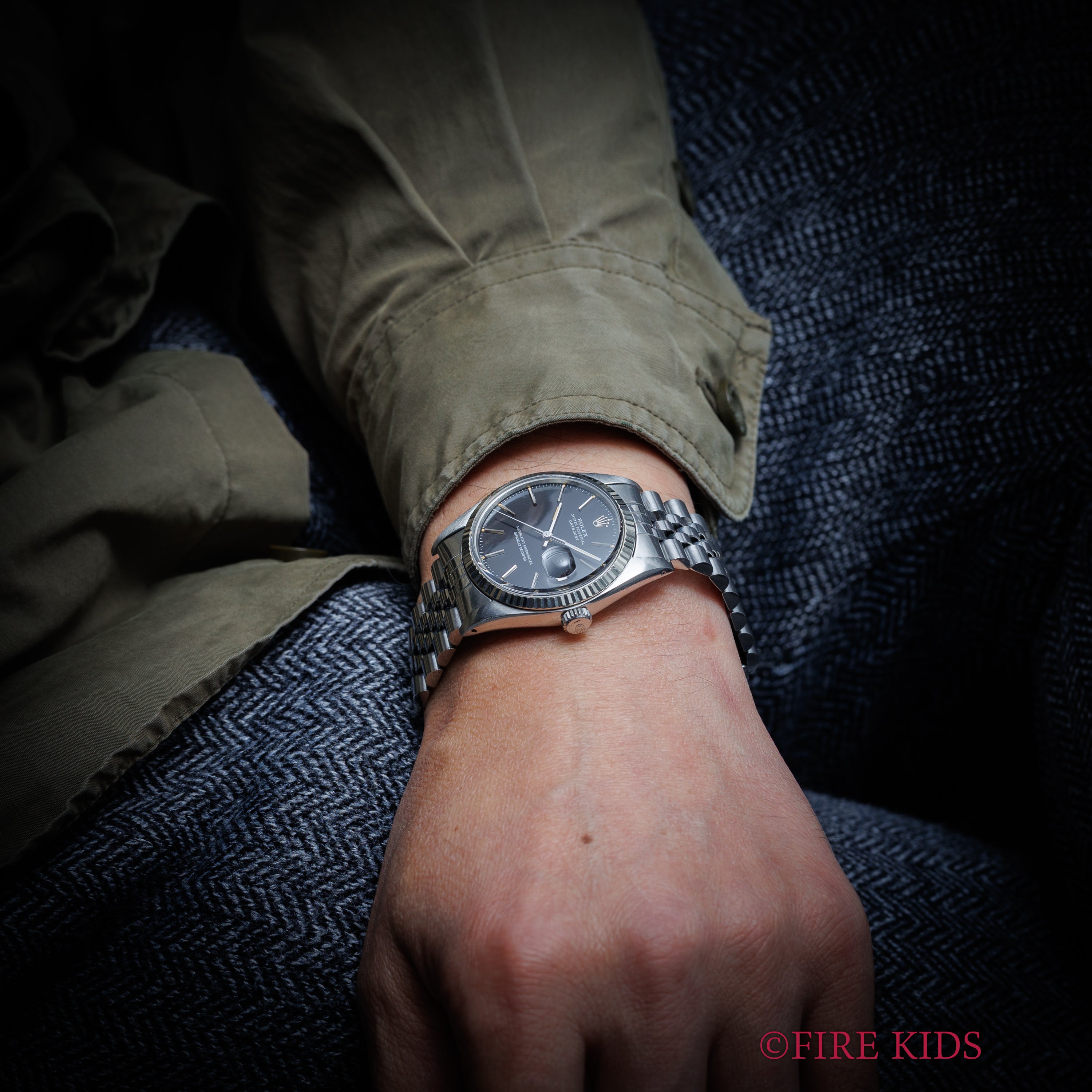 ロレックス デイトジャスト 1979年製 Ref.16014 ブラックダイヤル