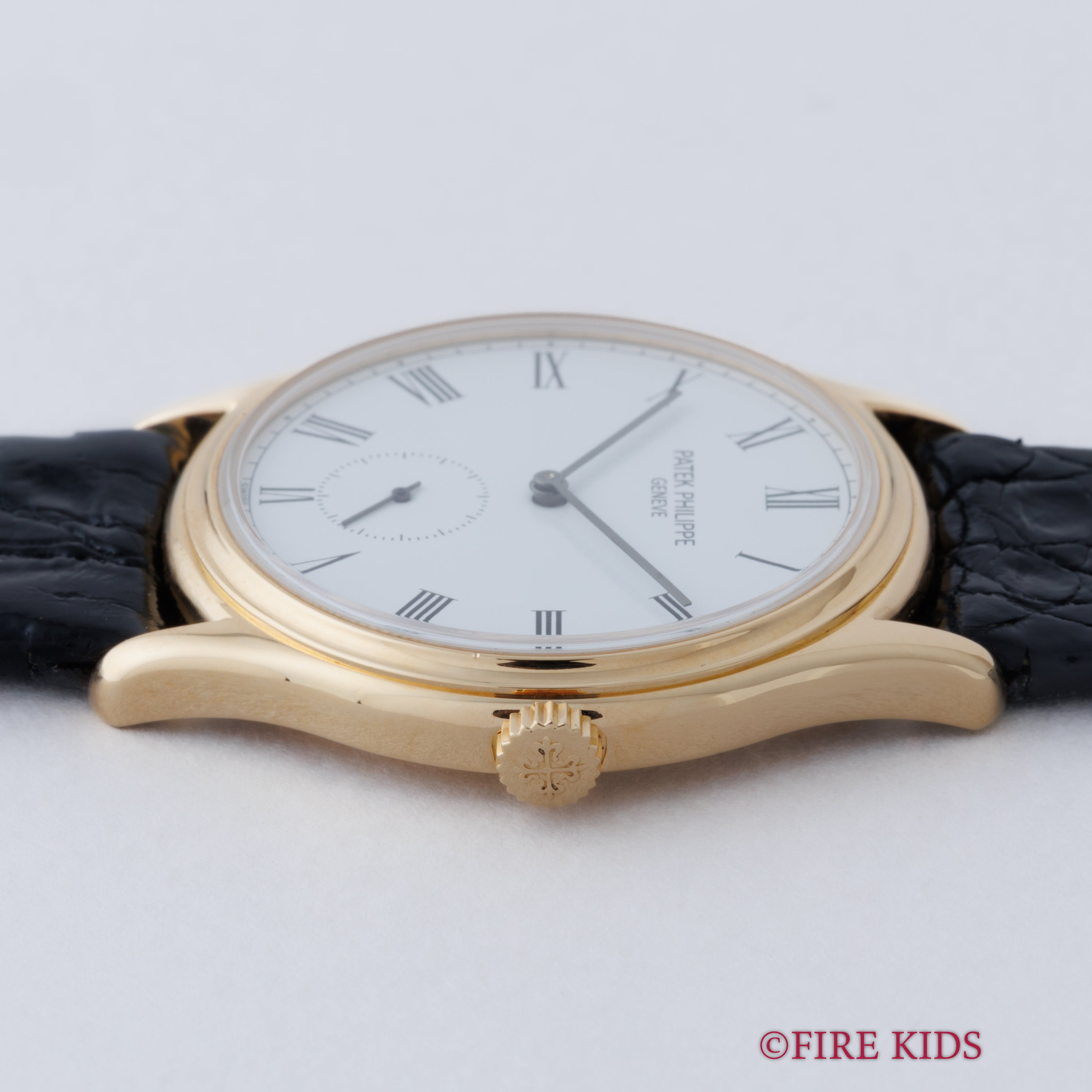 パテック・フィリップ カラトラバ 1991年製 Ref.3923 Cal.215 純正18金尾錠 アーカイブ付き