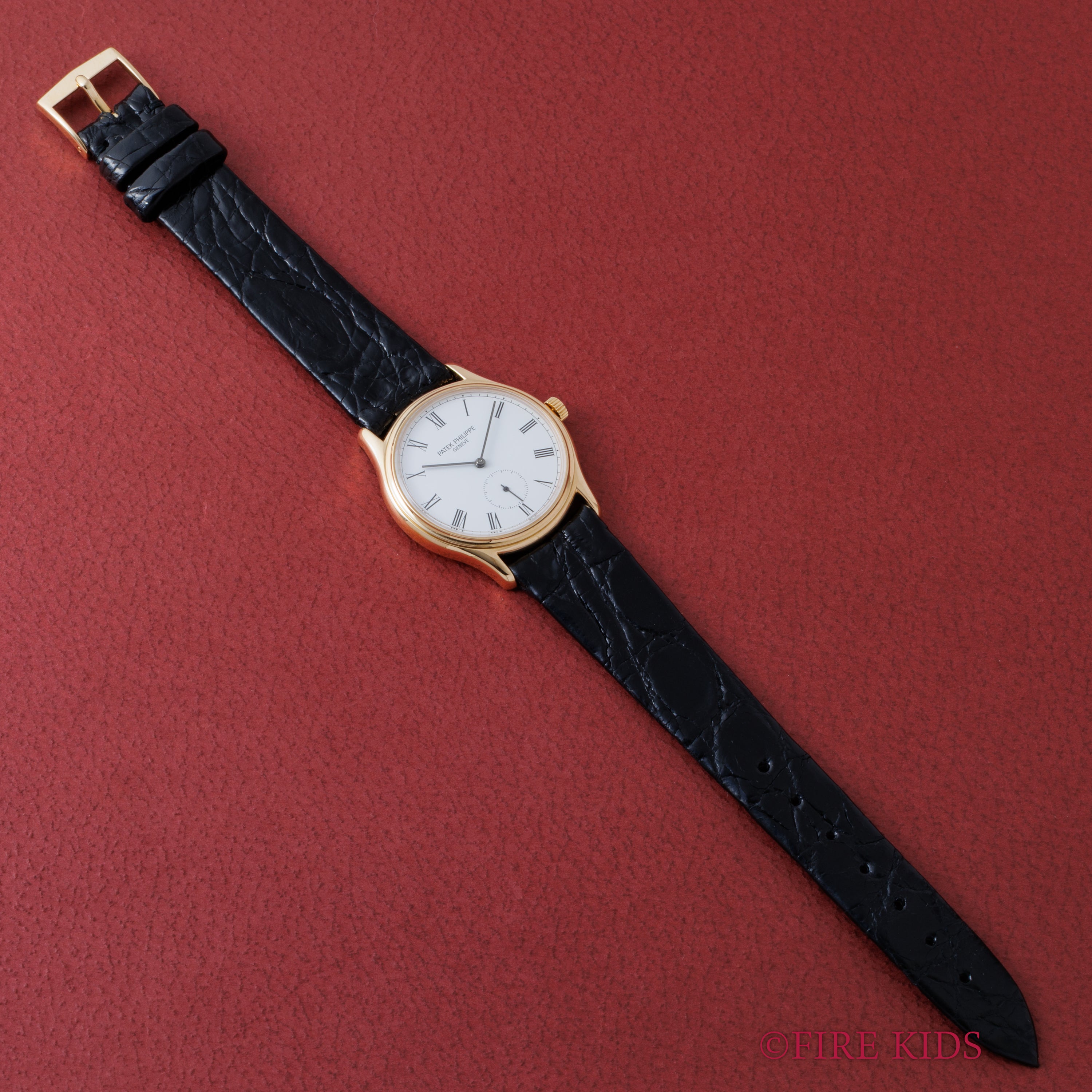 パテック・フィリップ カラトラバ 1991年製 Ref.3923 Cal.215 純正18金尾錠 アーカイブ付き