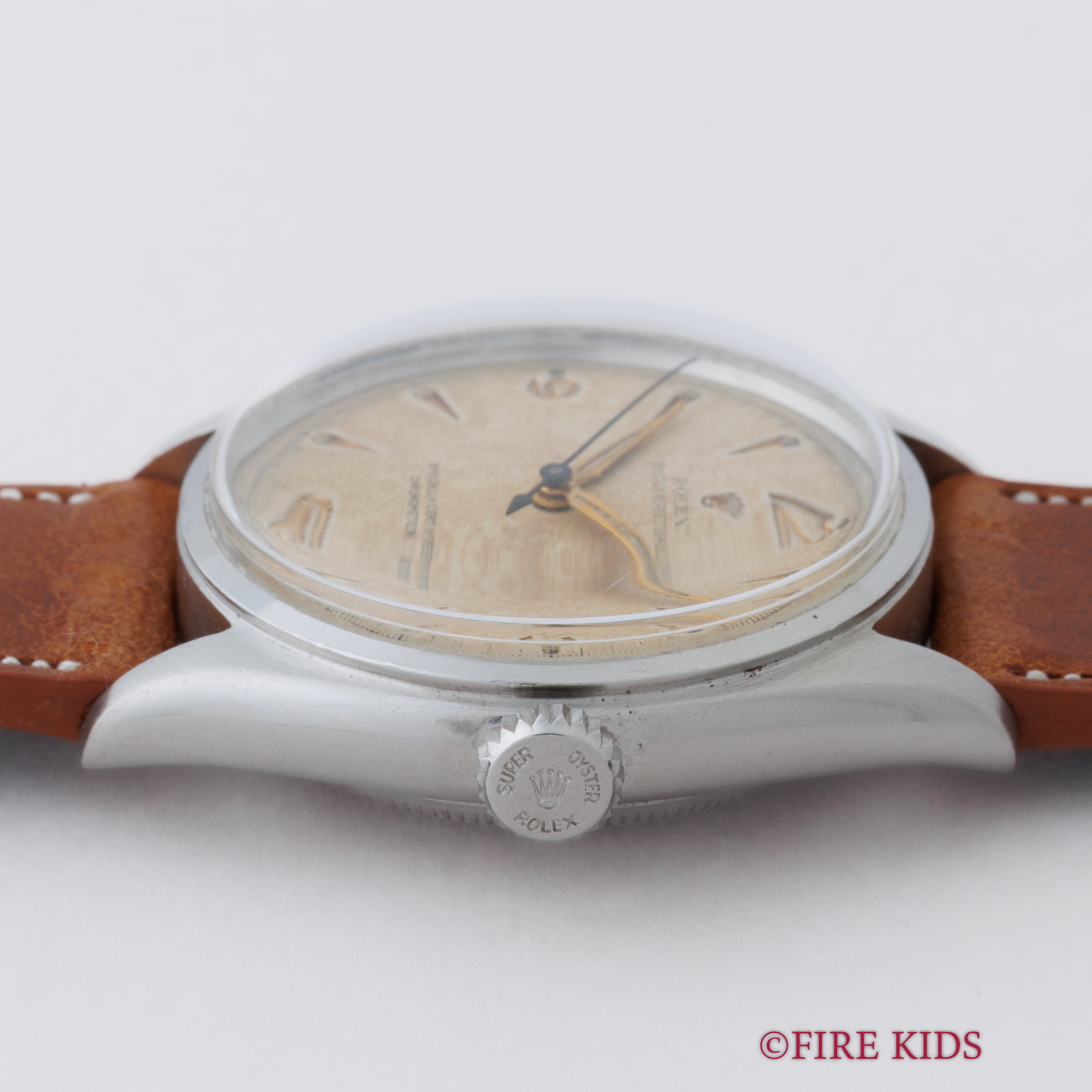 ロレックス セミバブルバック 1950年製/昭和25年製 スーパーオイスターリューズ 彫エクスプローラーダイヤル