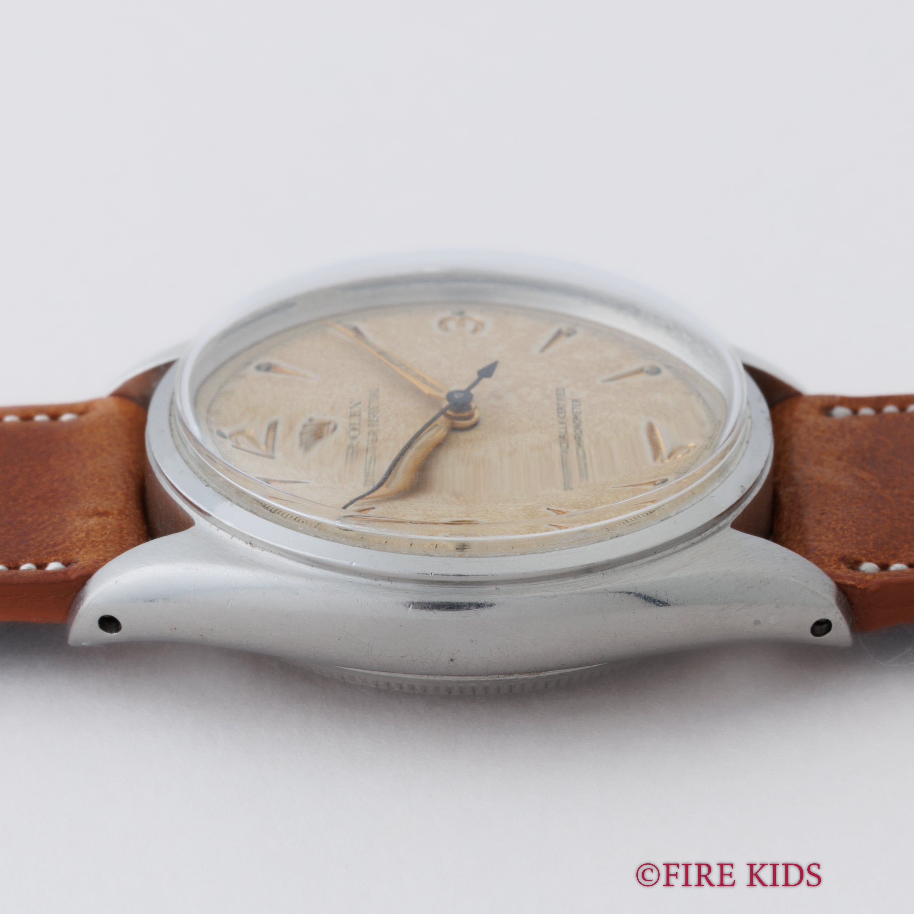 ロレックス セミバブルバック 1950年製/昭和25年製 スーパーオイスターリューズ 彫エクスプローラーダイヤル