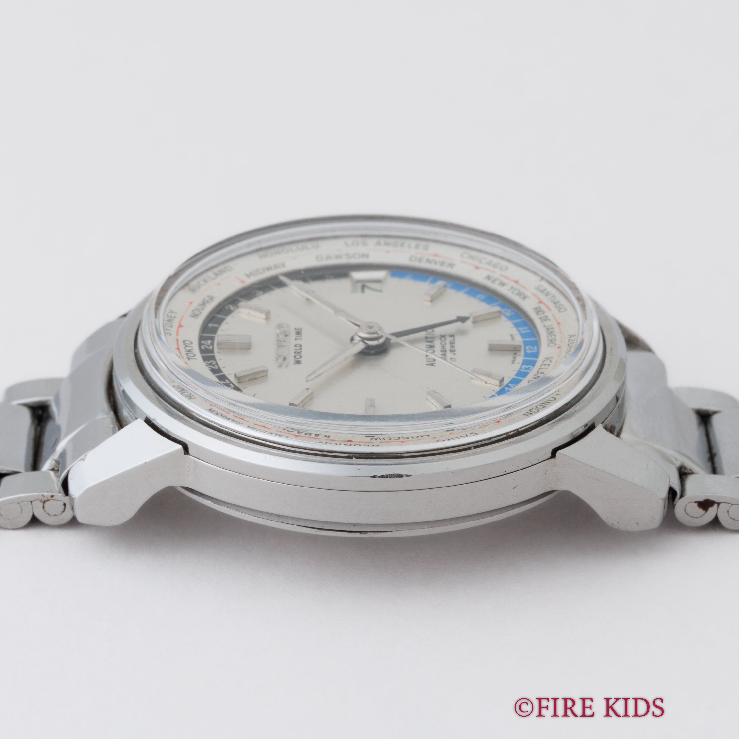 セイコー ワールドタイム ファーストモデル 1964年製 Ref.6217-7000 自動巻 ステンレスブレス