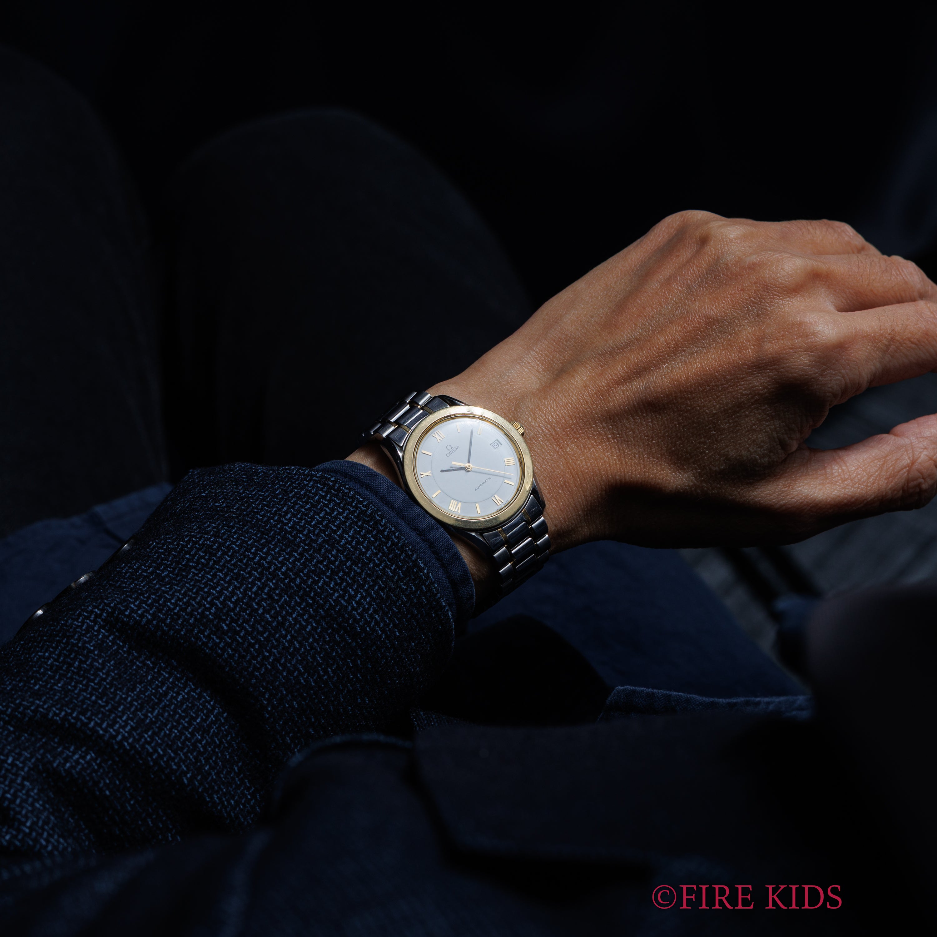 オメガ クラシック ヘリテージ 1986年製 コンビモデル 自動巻き ホワイトローマン