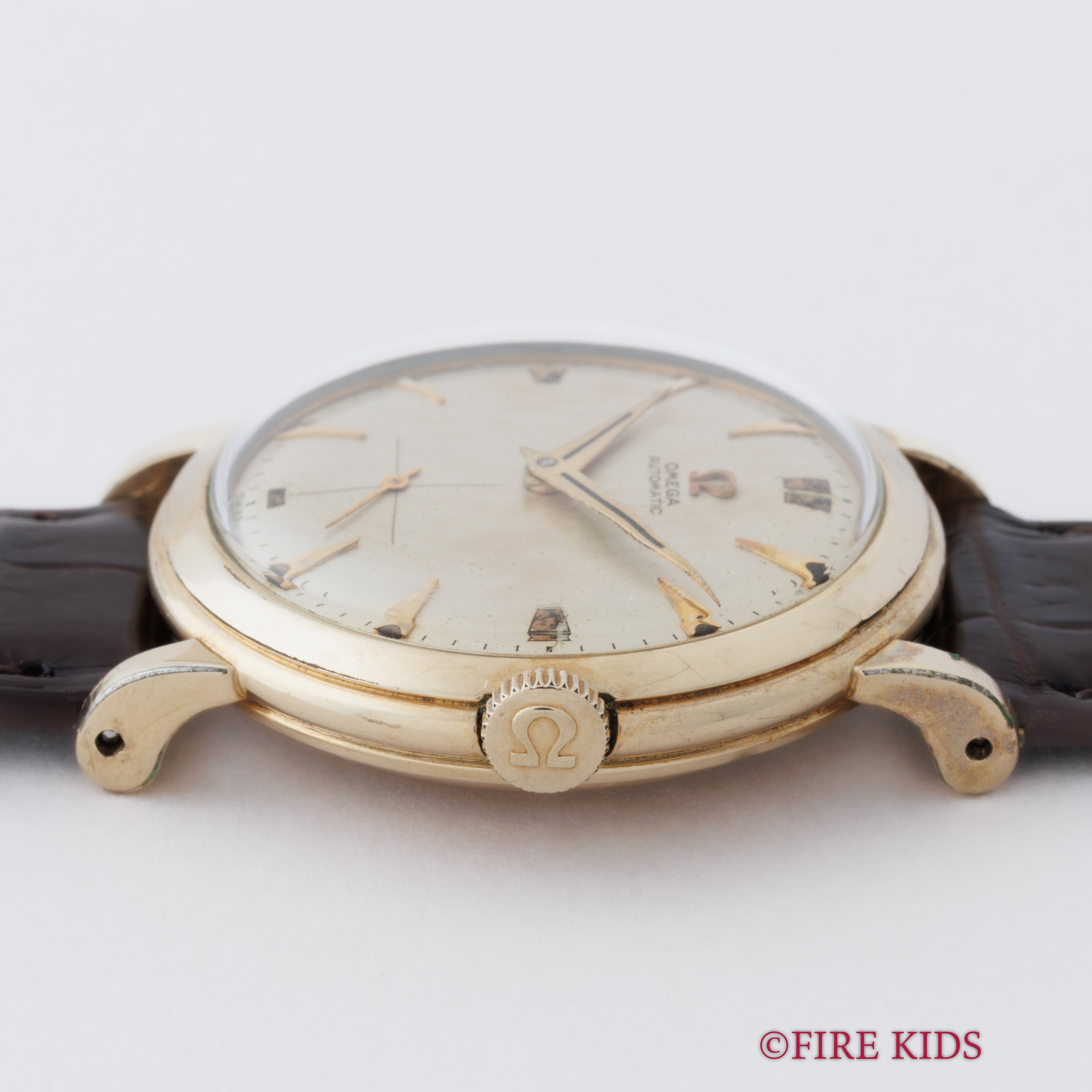 オメガ Ref.F6231 1952年製 バンパー式オートマチック Cal.344 14金張り