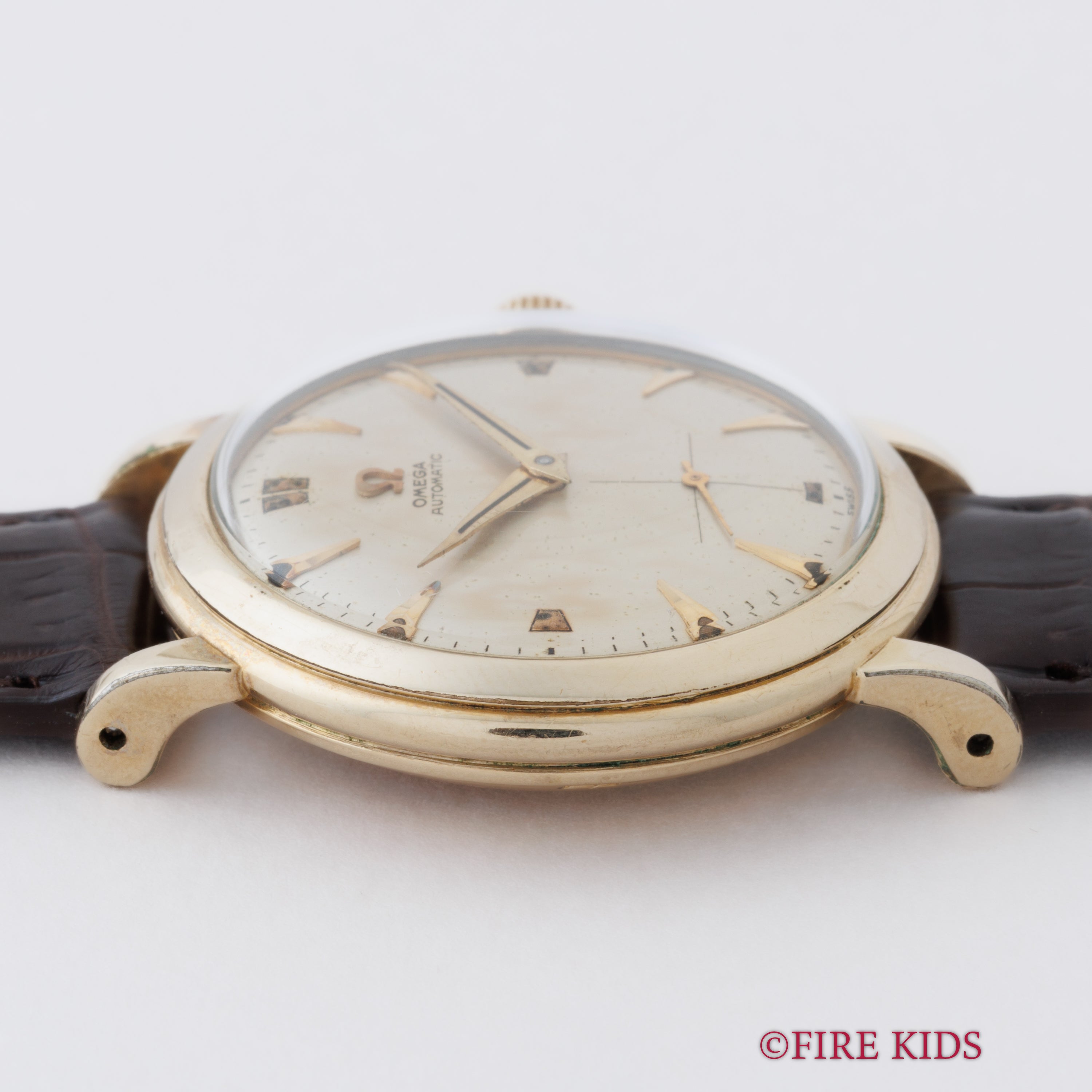 オメガ Ref.F6231 1952年製 バンパー式オートマチック Cal.344 14金張り