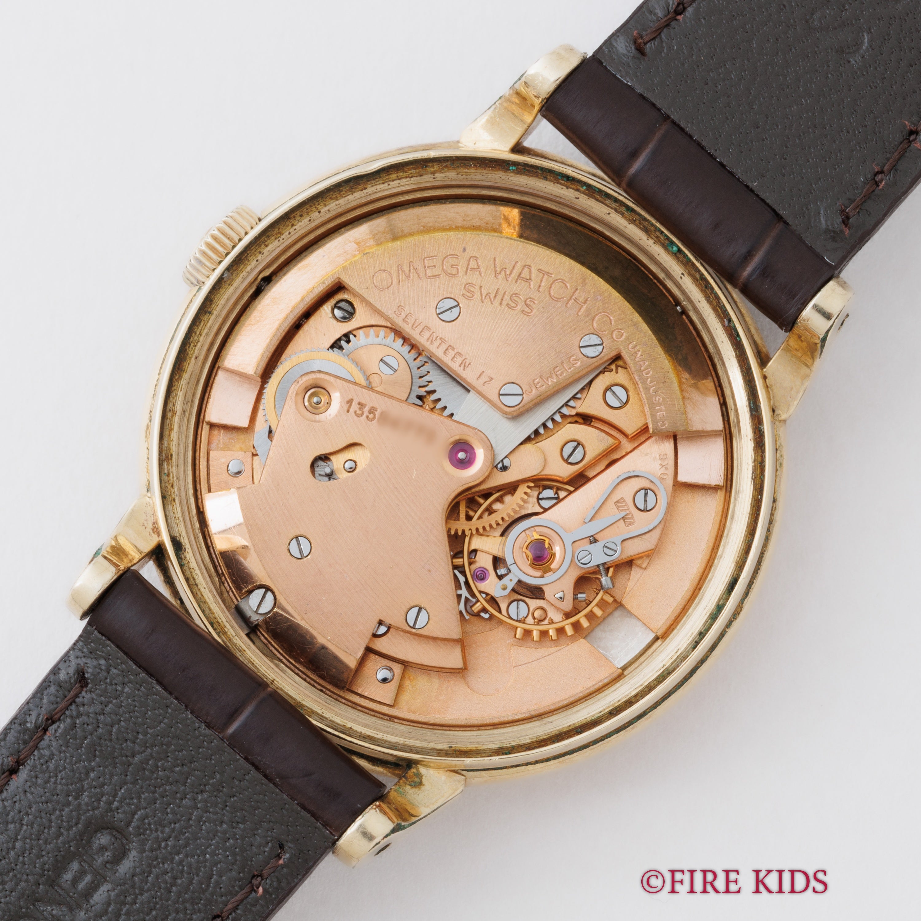 オメガ Ref.F6231 1952年製 バンパー式オートマチック Cal.344 14金張り