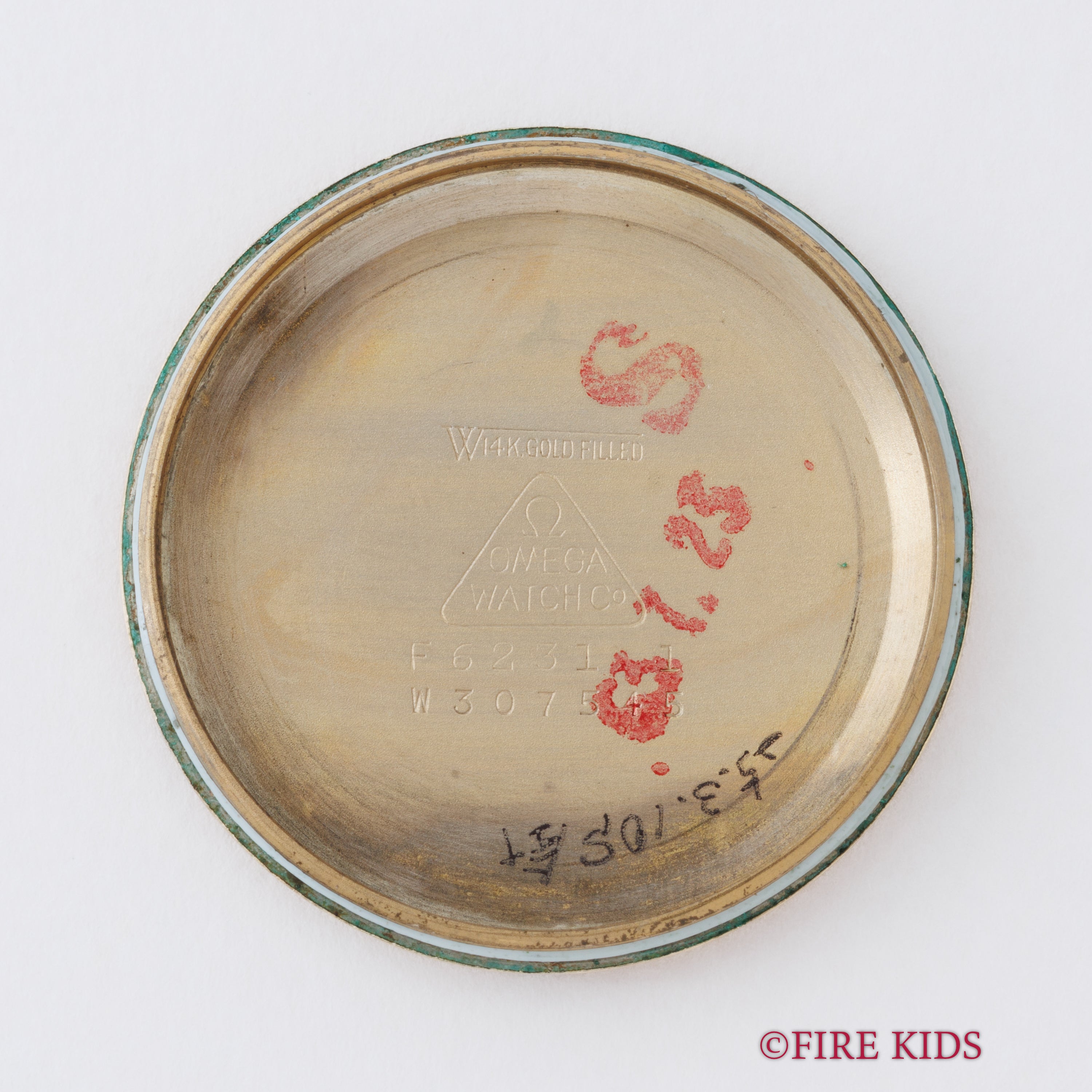 オメガ Ref.F6231 1952年製 バンパー式オートマチック Cal.344 14金張り