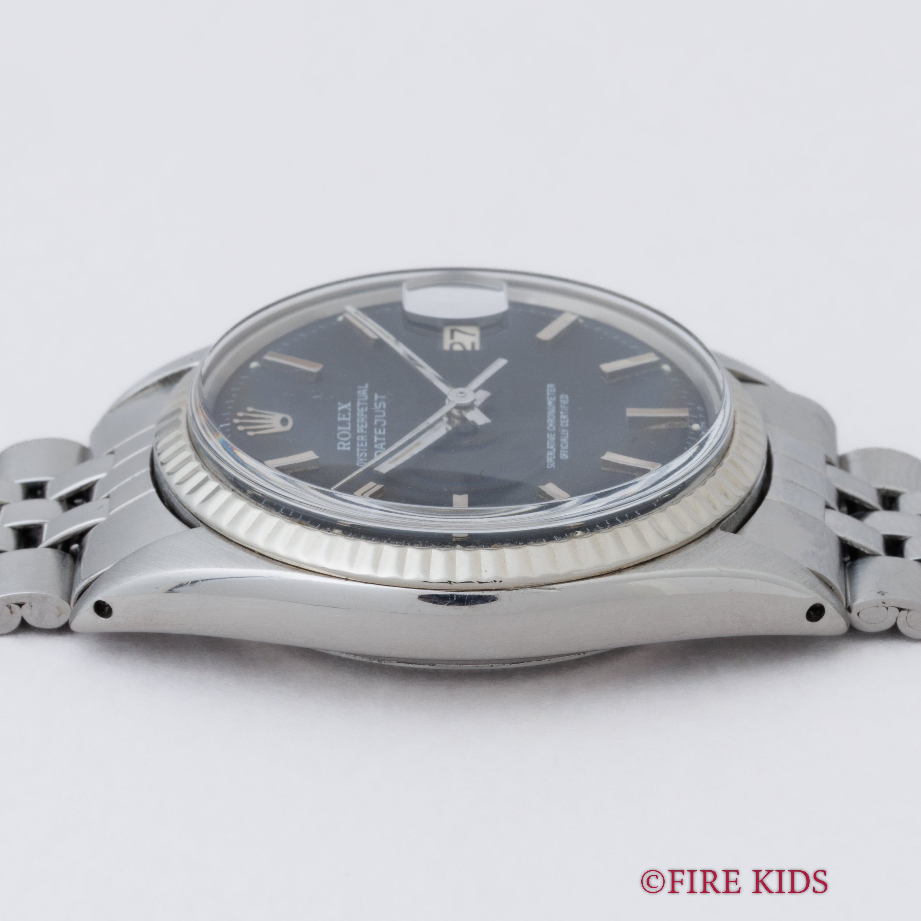 ロレックス デイトジャスト36 1970年製（昭和45年製） Ref.1601 自動巻 ブラックシグマダイヤル 純正ジュビリーブレス