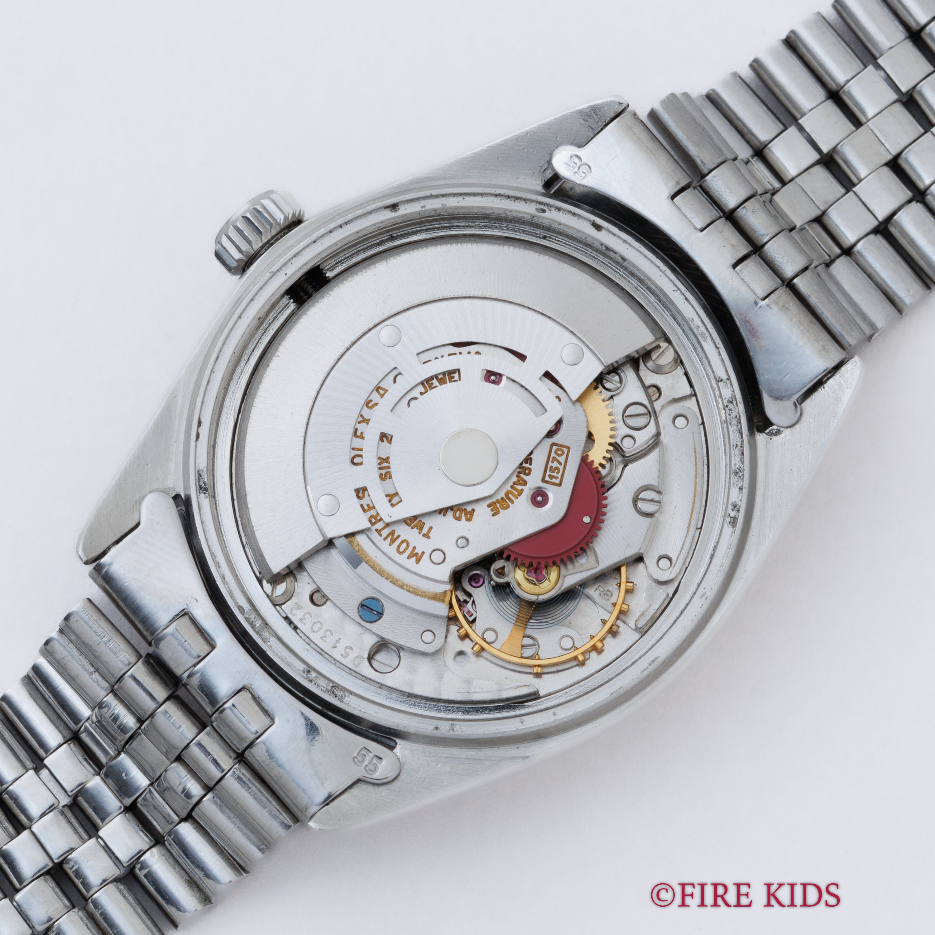 ロレックス デイトジャスト36 1970年製（昭和45年製） Ref.1601 自動巻 ブラックシグマダイヤル 純正ジュビリーブレス