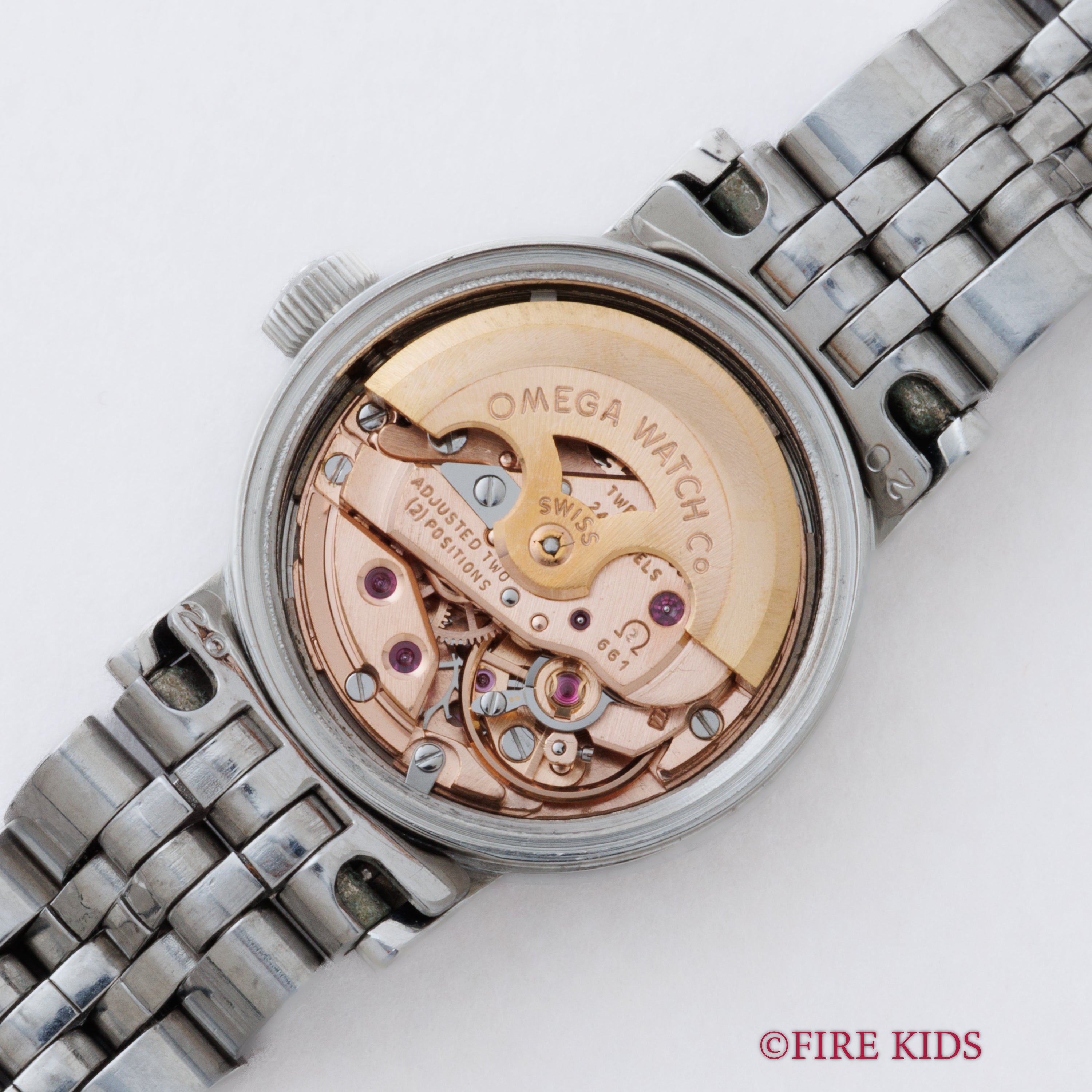 オメガ レディマチック 1965年製 自動巻 cal.661 純正ステンレスブレス