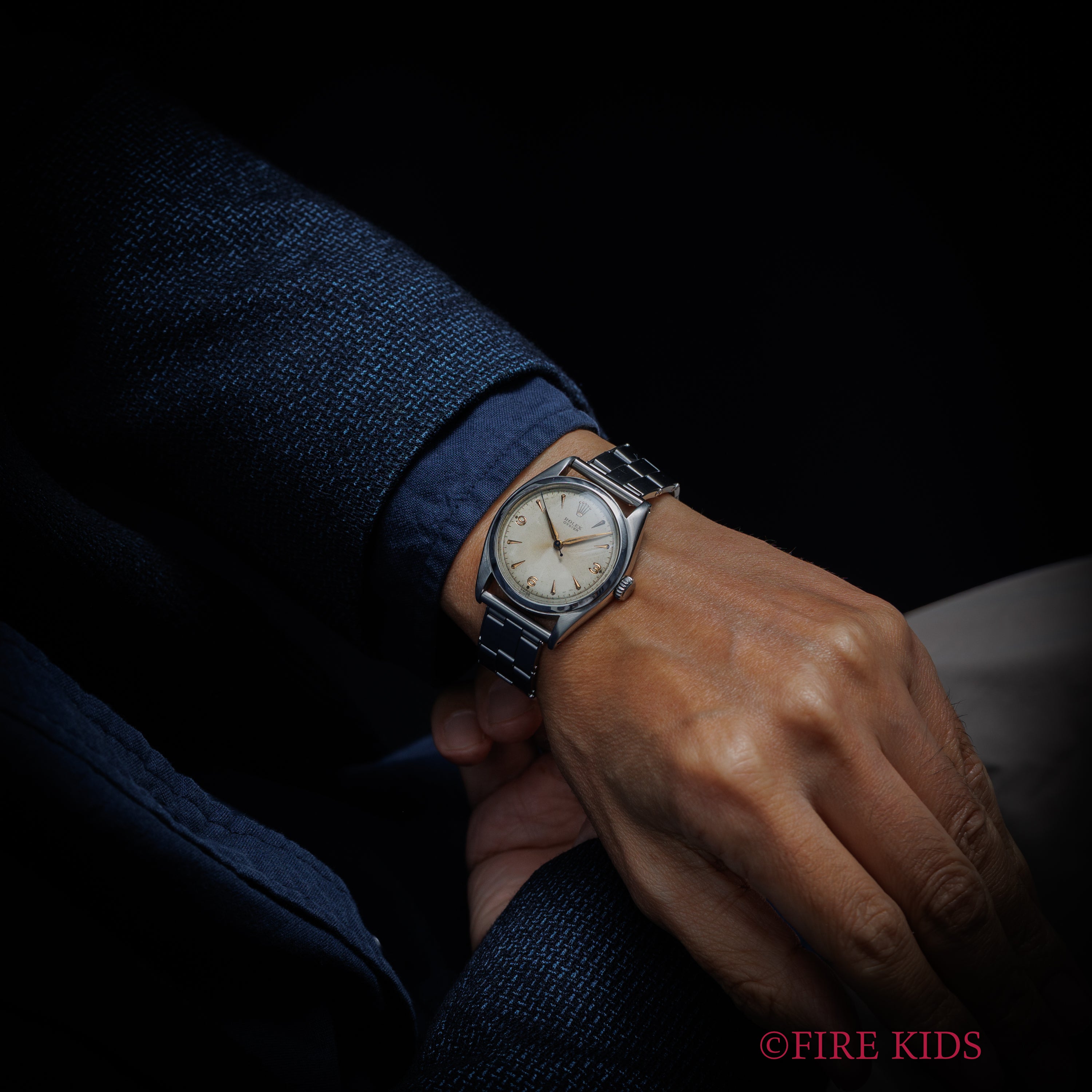 ロレックス オイスター 1953年製  Ref.6022 彫エクスプローラーダイヤル スーパーオイスターリューズ