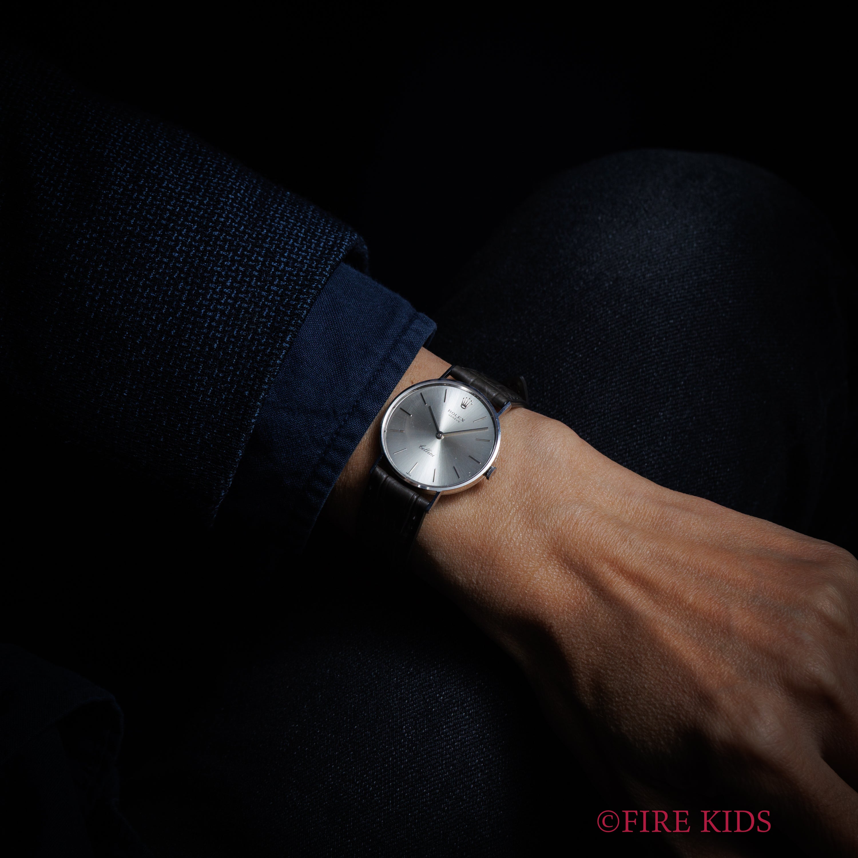 ロレックス チェリーニ 1968年製 Ref.3833 18金無垢ホワイトゴールド